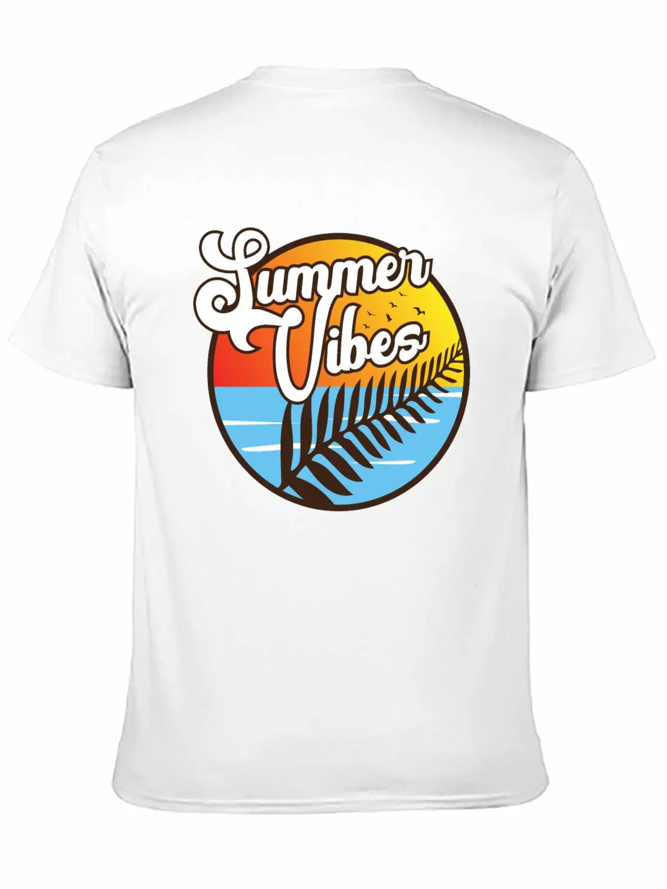 Summer Vibes Maori Silver Fern Polynesian Gift Basic Graphic T-Shirt – Daily Comfort In Soft Cotton