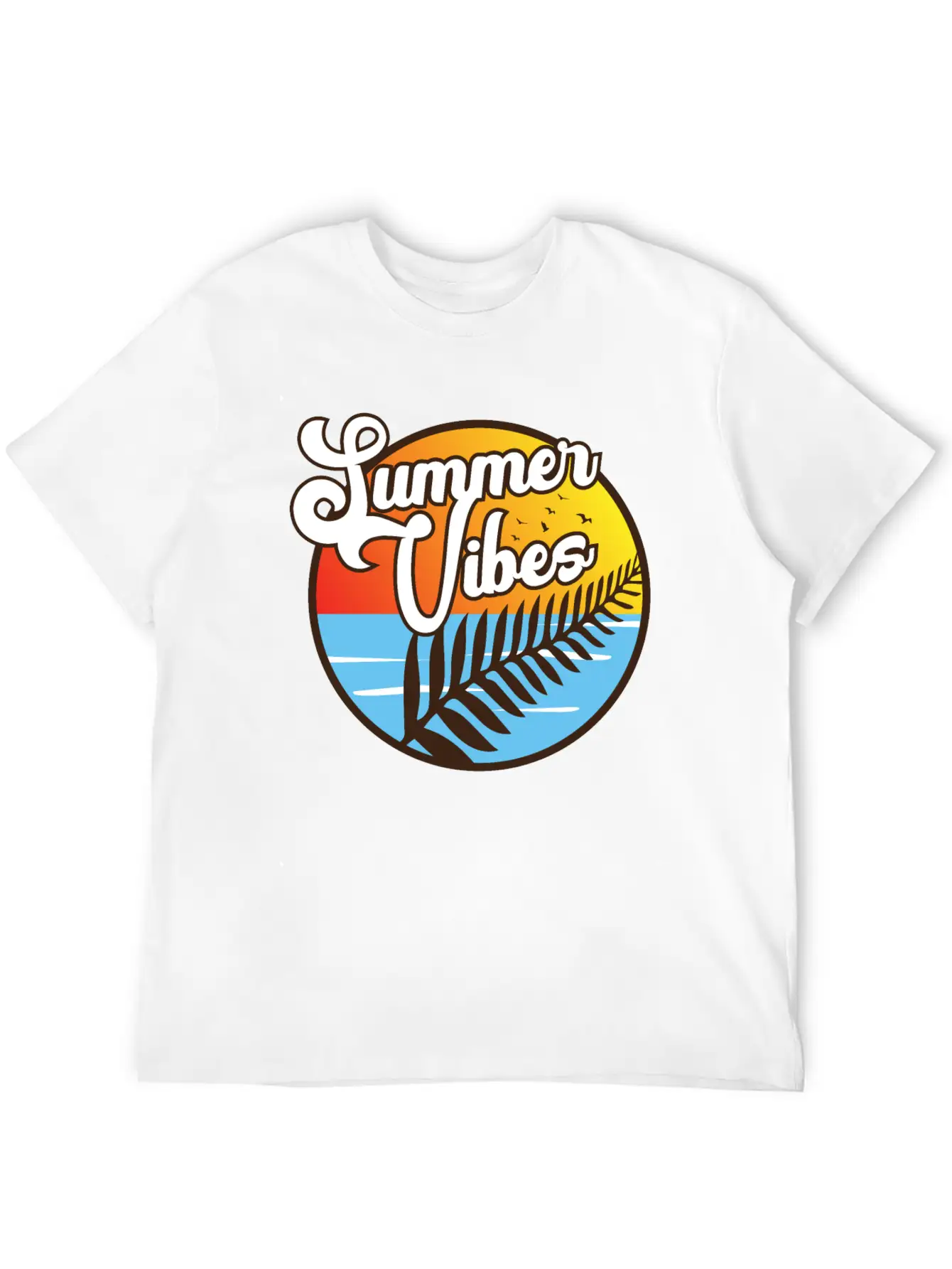 Summer Vibes Maori Silver Fern Polynesian Gift Basic Graphic T-Shirt – Daily Comfort In Soft Cotton