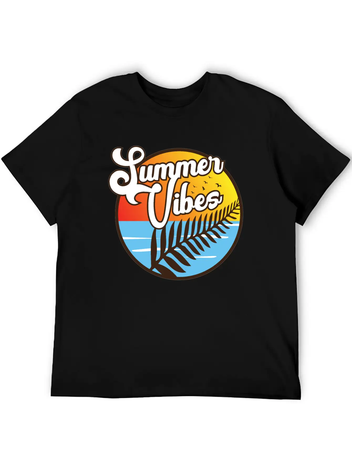 Summer Vibes Maori Silver Fern Polynesian Gift Basic Graphic T-Shirt – Daily Comfort In Soft Cotton