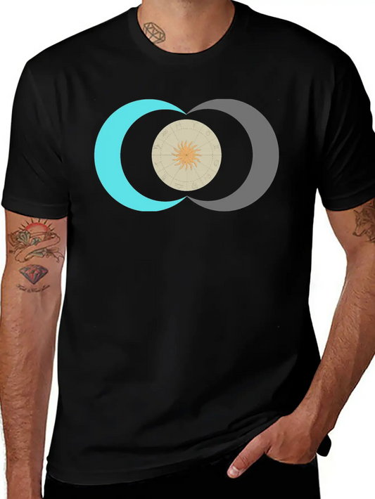 Sun And Moon Stylish Everyday T-Shirt – Unisex Basic Cotton Tee