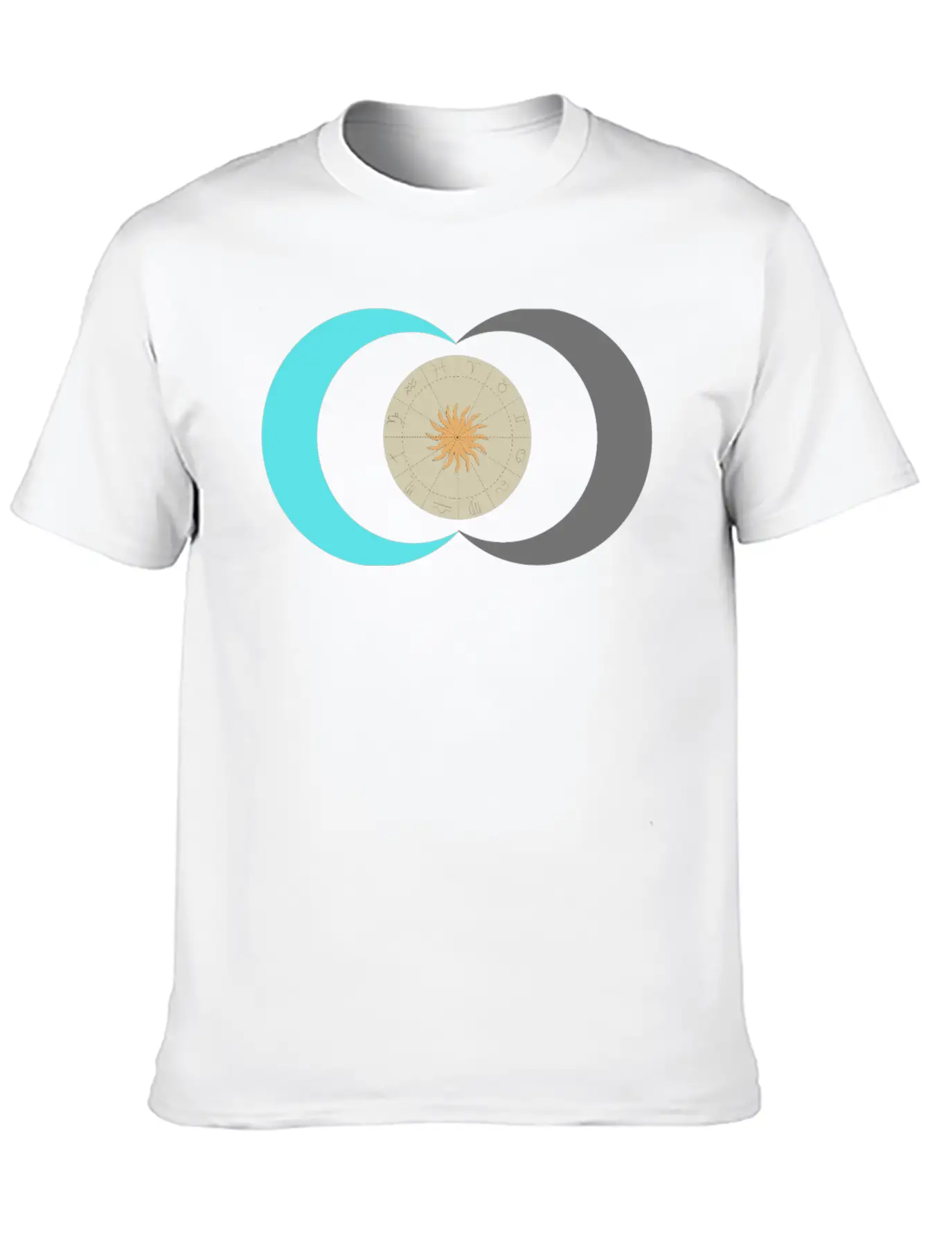 Sun And Moon Stylish Everyday T-Shirt – Unisex Basic Cotton Tee