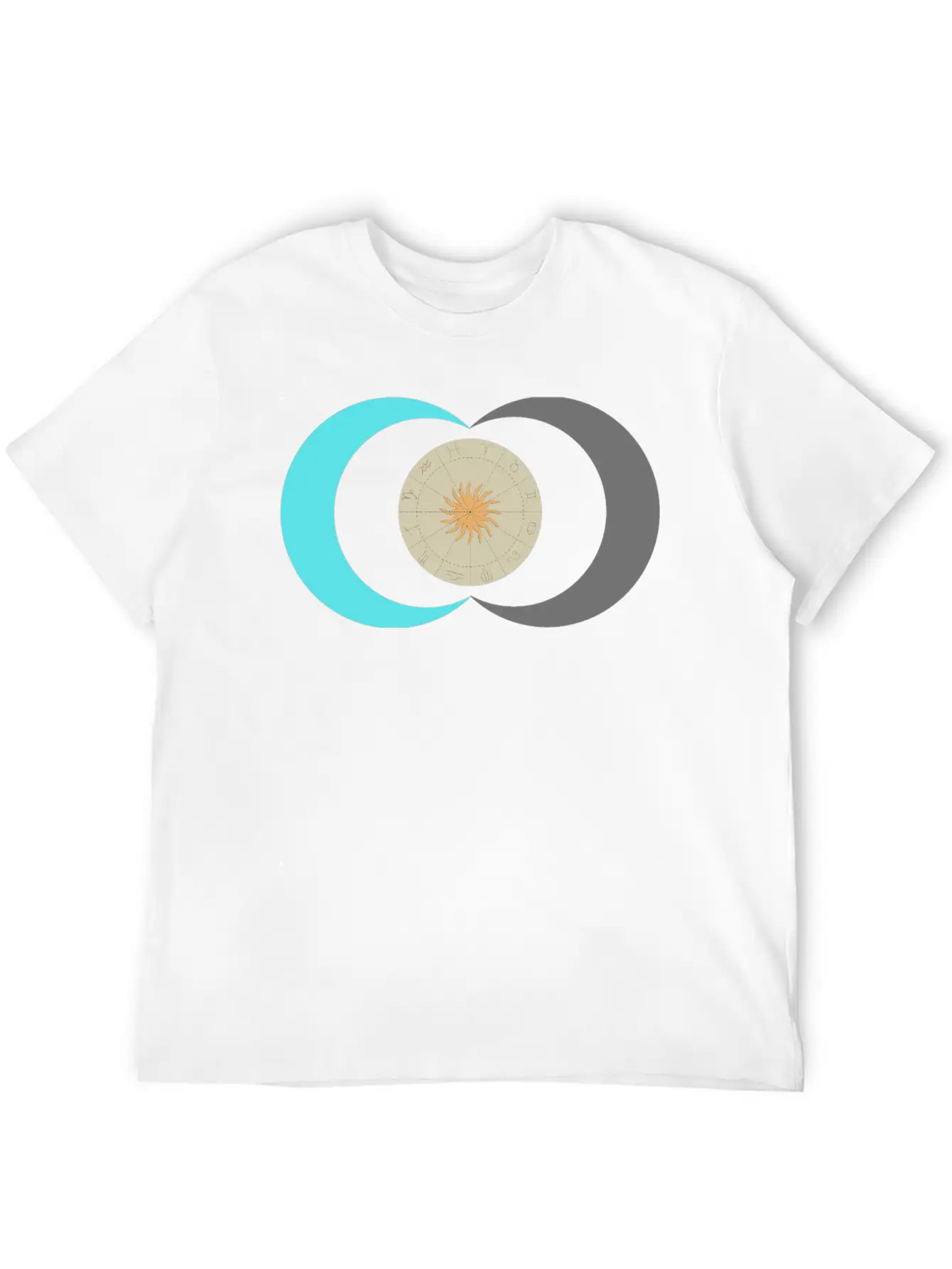 Sun And Moon Stylish Everyday T-Shirt – Unisex Basic Cotton Tee