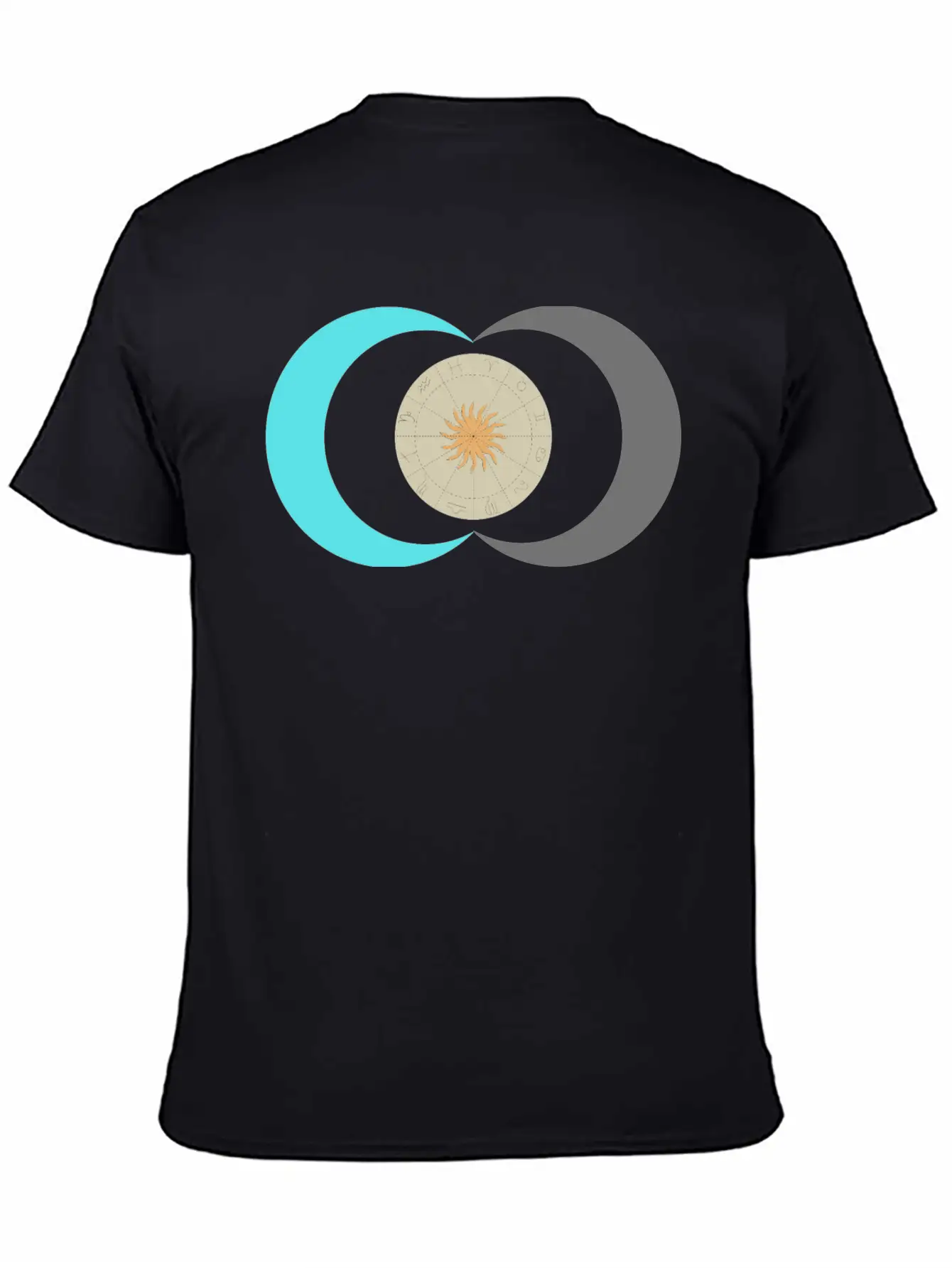 Sun And Moon Stylish Everyday T-Shirt – Unisex Basic Cotton Tee