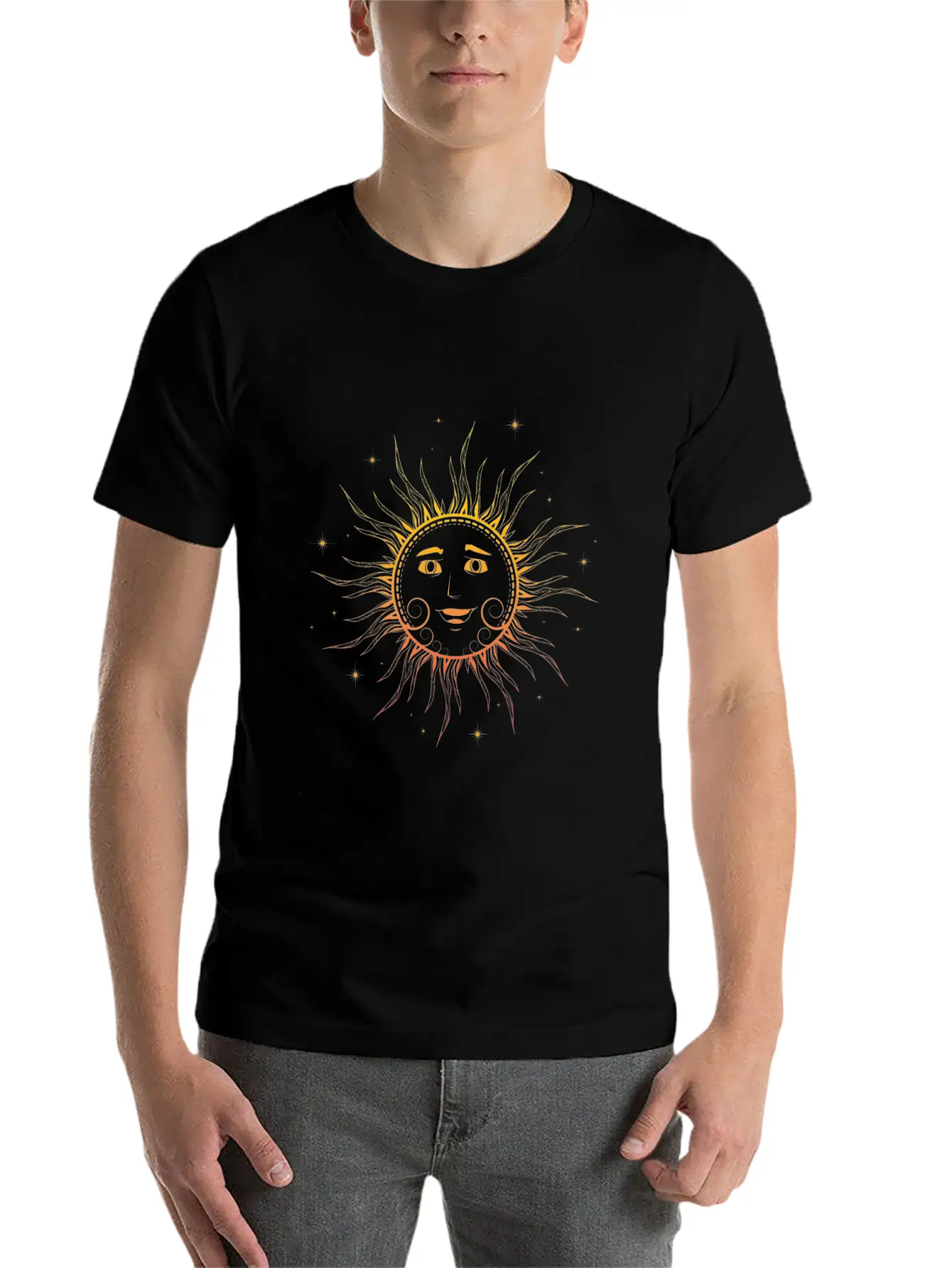 Sun Face Essential Unisex Summer Tee – Soft Cotton Casual Fit