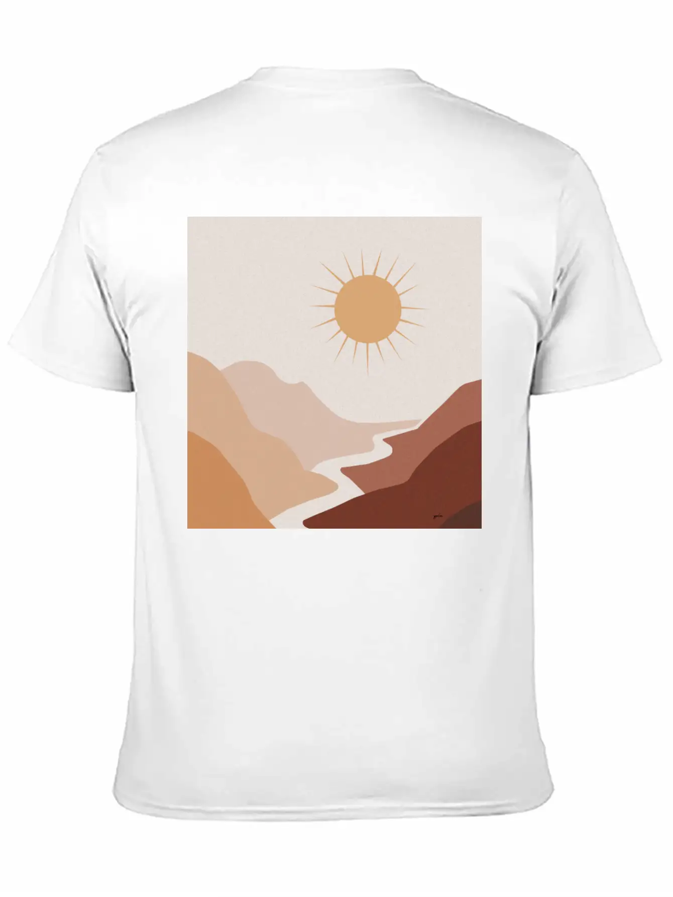 Sun Moon Boho Art 1 Unisex Short Sleeve Soft Cotton T-Shirt – Casual Everyday Wear