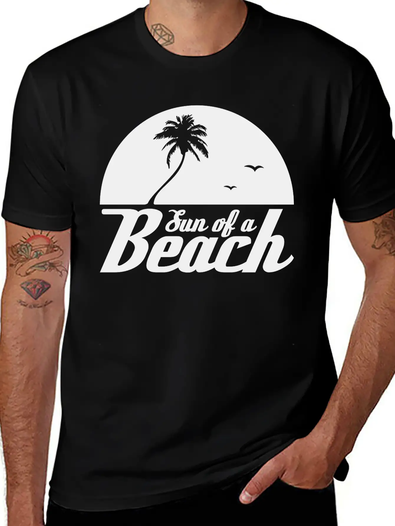 Sun Of A Beach Timeless Short Sleeve Tee – Comfy And Minimalist Design