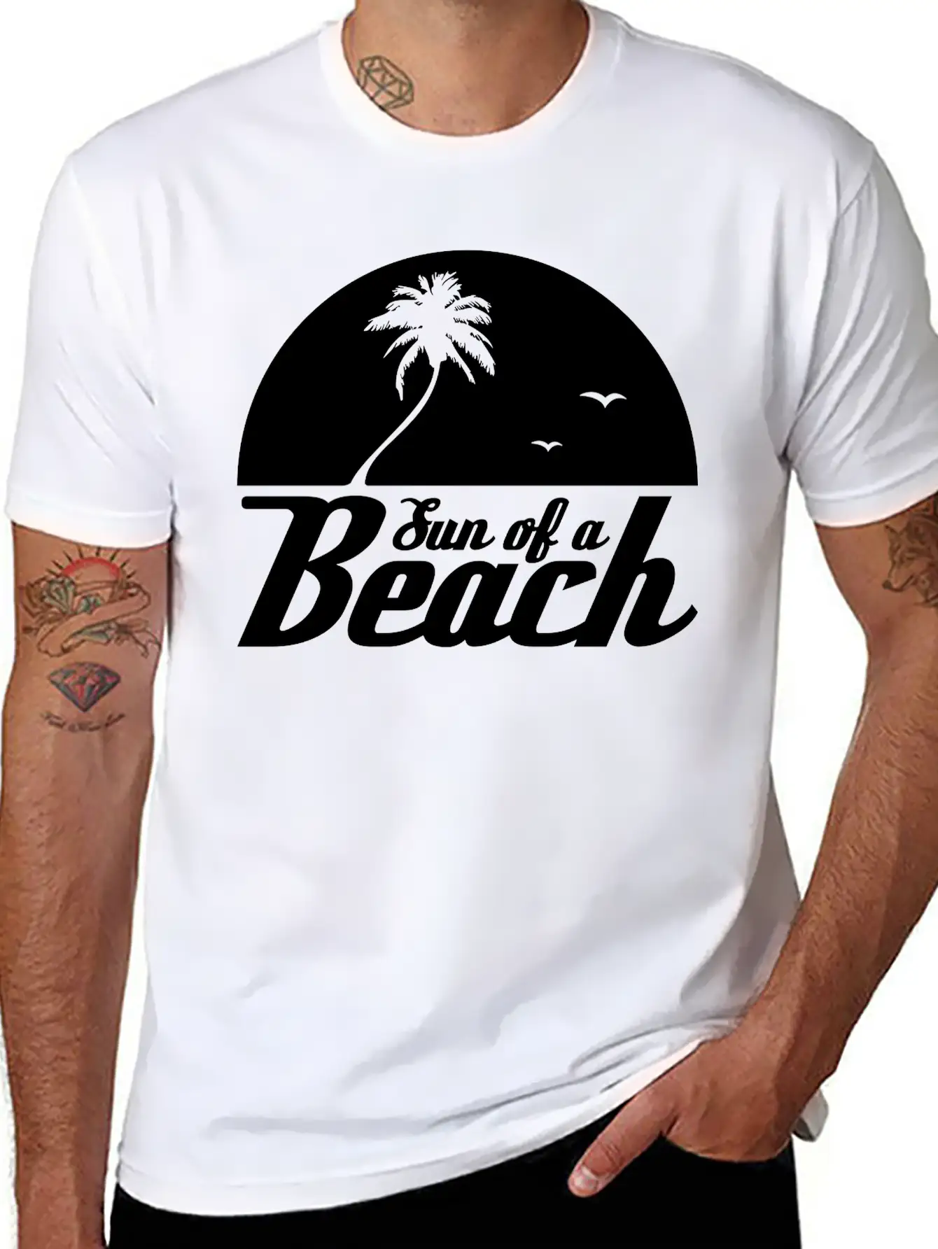 Sun Of A Beach Timeless Short Sleeve Tee – Comfy And Minimalist Design