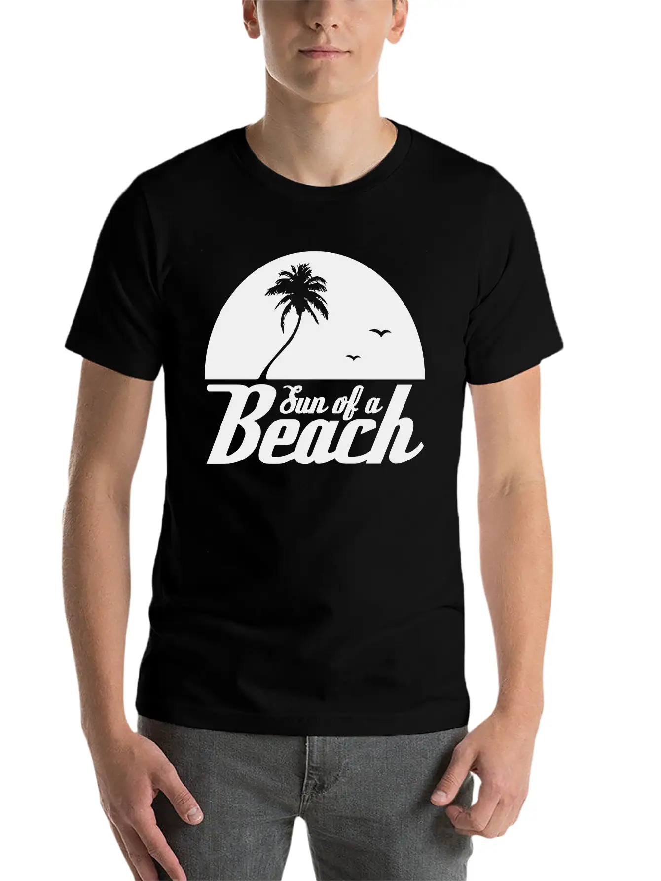 Sun Of A Beach Timeless Short Sleeve Tee – Comfy And Minimalist Design