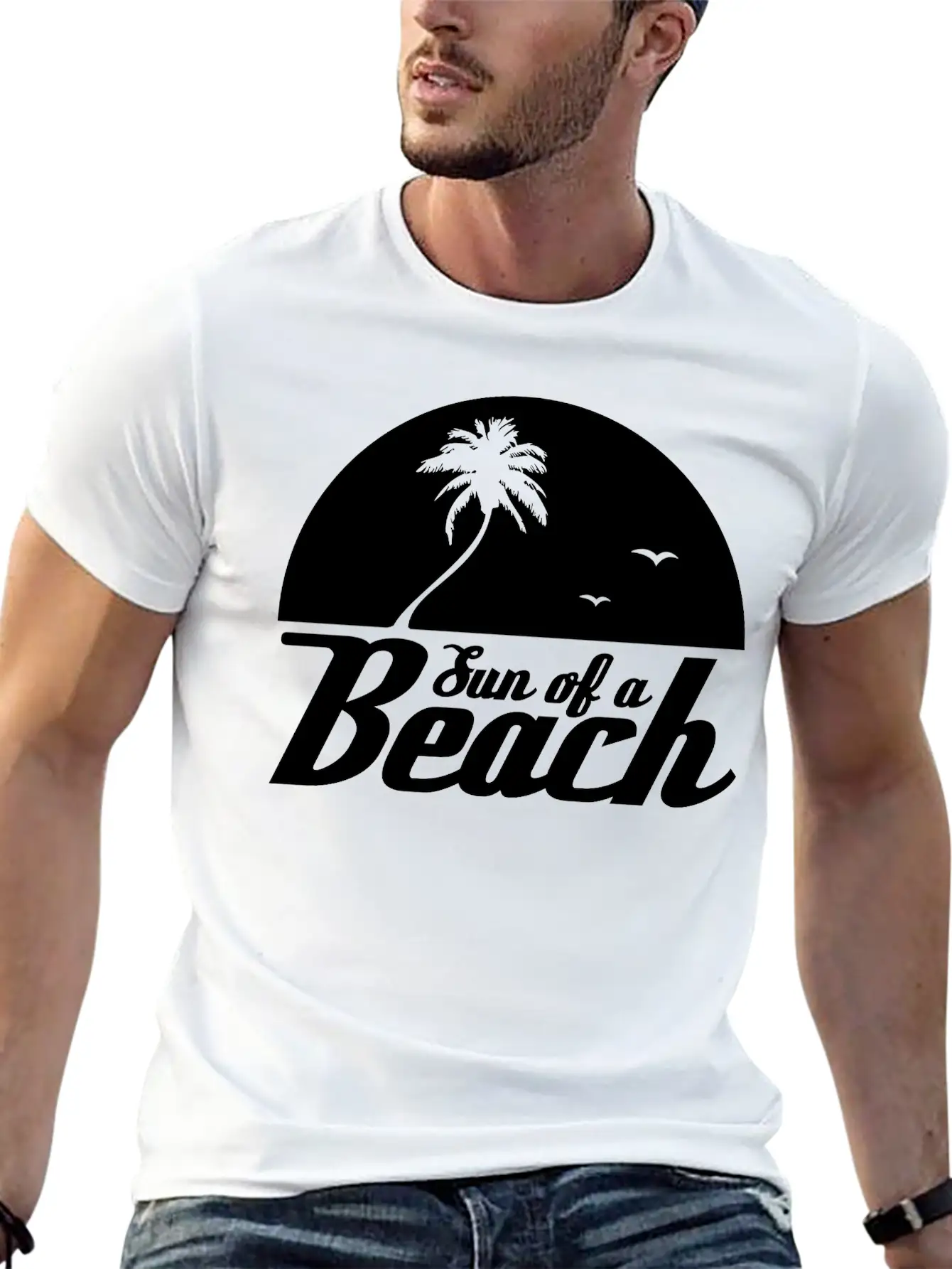 Sun Of A Beach Timeless Short Sleeve Tee – Comfy And Minimalist Design