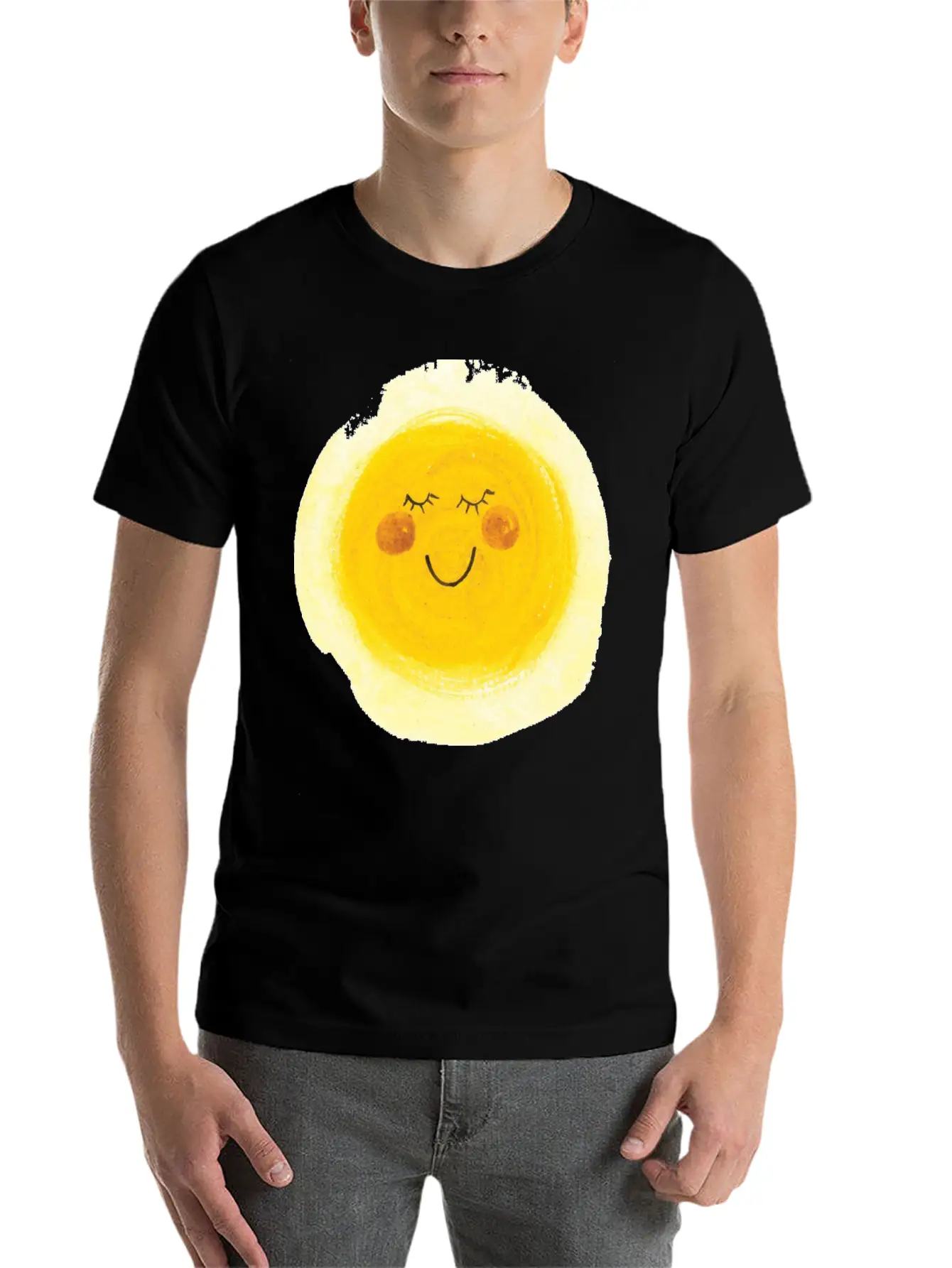 Sun Unisex Short Sleeve Soft Cotton T-Shirt – Casual Everyday Wear