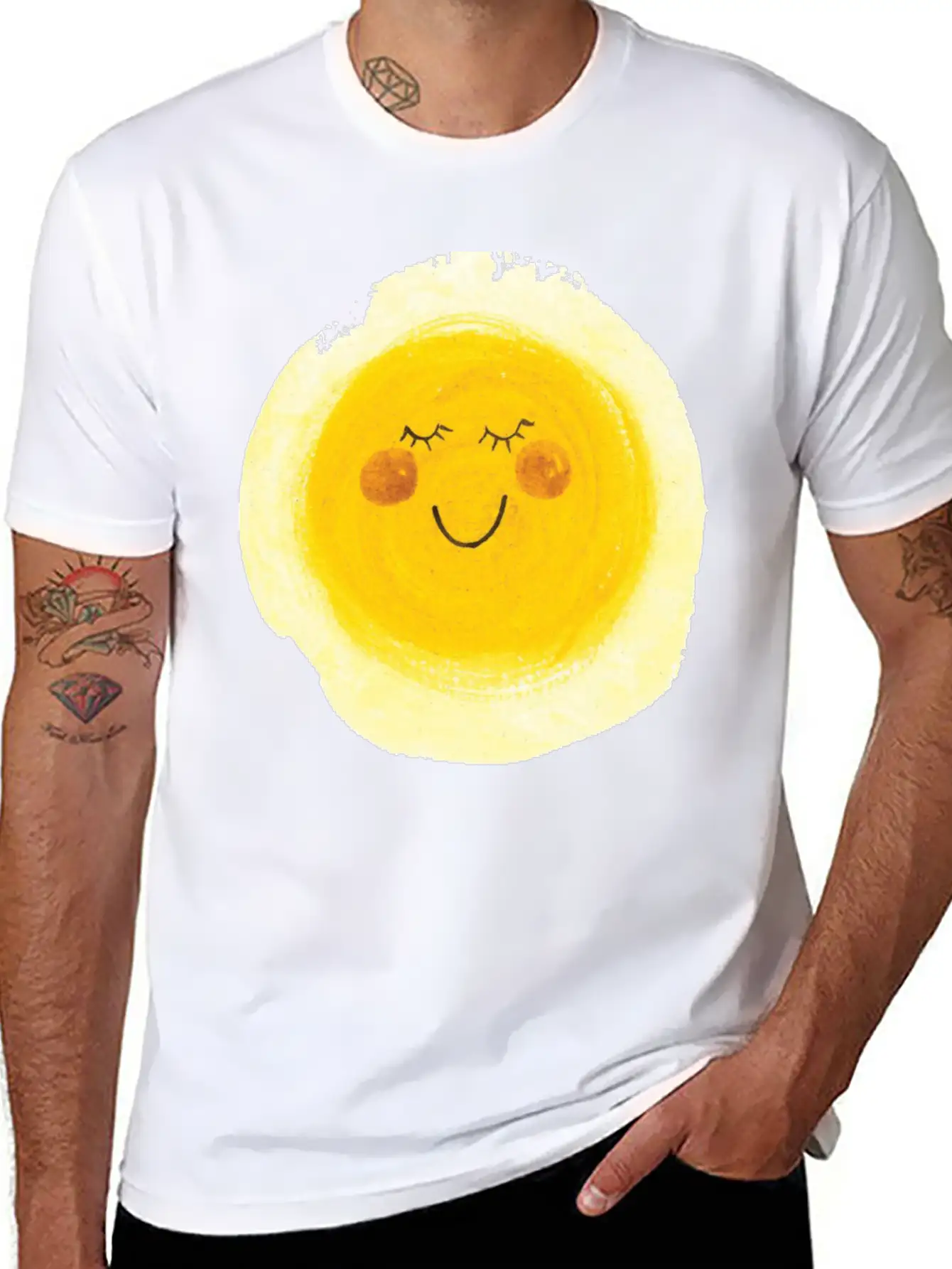 Sun Unisex Short Sleeve Soft Cotton T-Shirt – Casual Everyday Wear