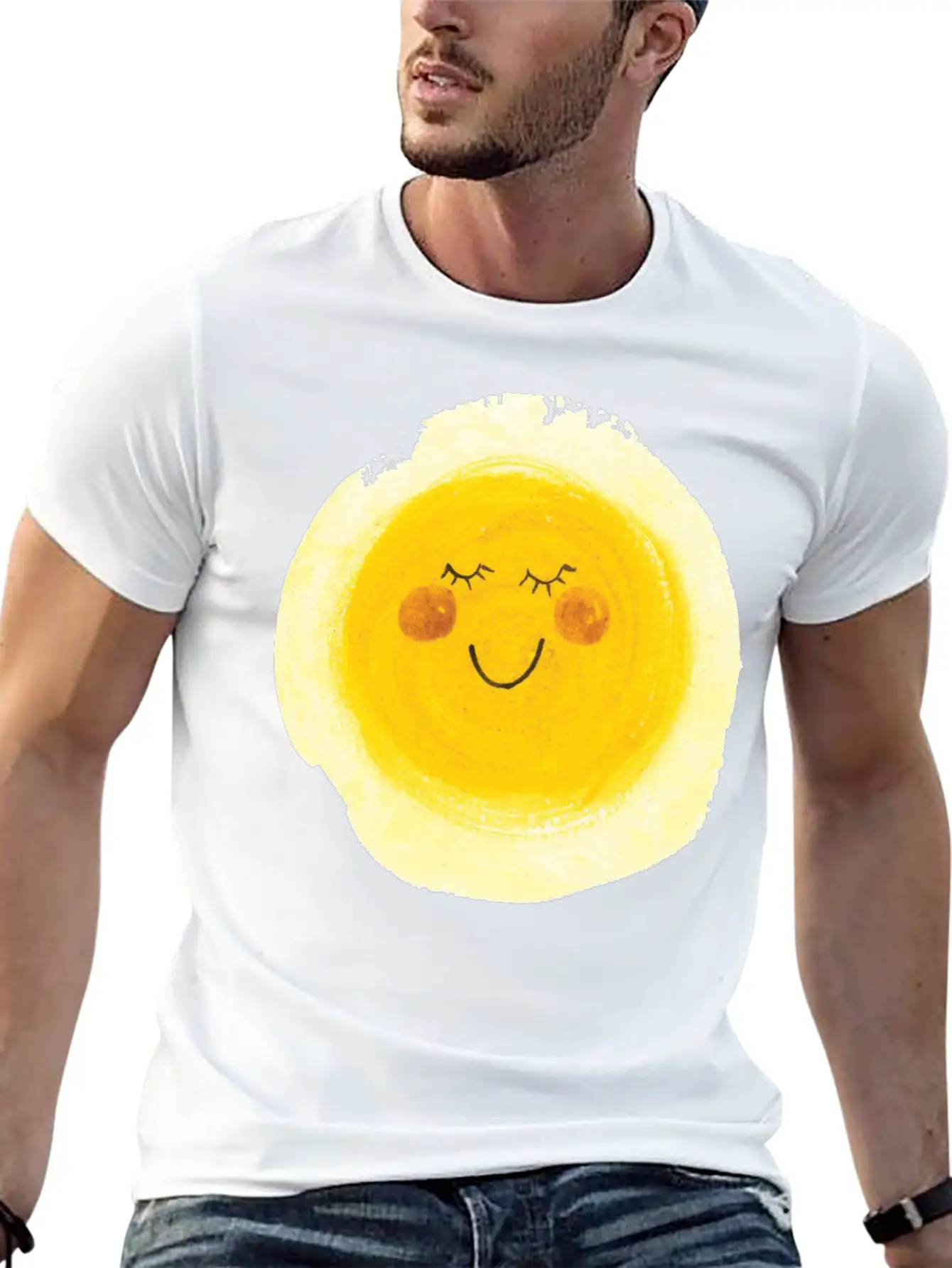 Sun Unisex Short Sleeve Soft Cotton T-Shirt – Casual Everyday Wear