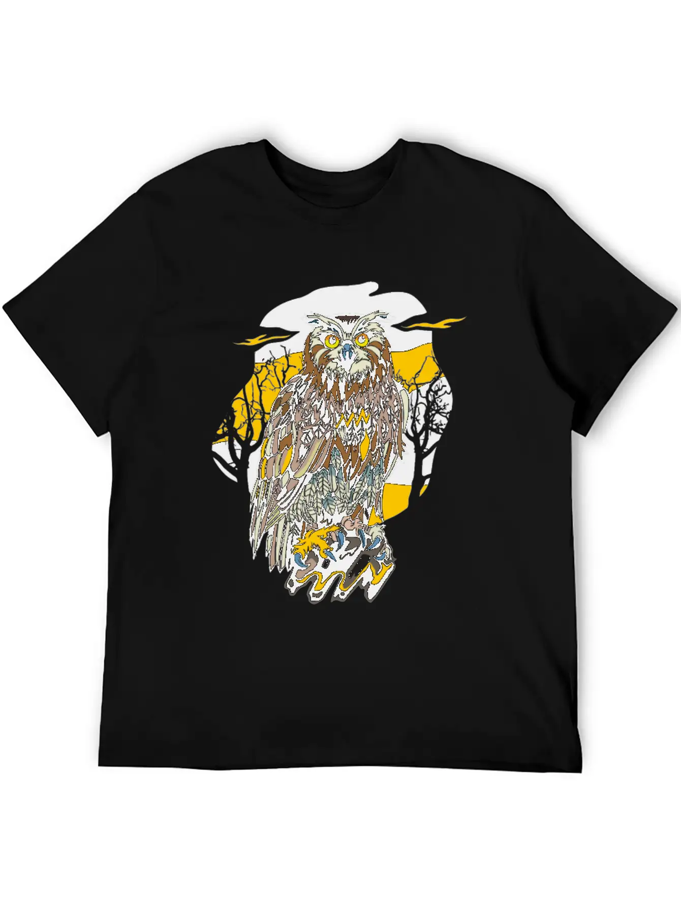 Sundown Owl Stylish Everyday T-Shirt – Unisex Basic Cotton Tee