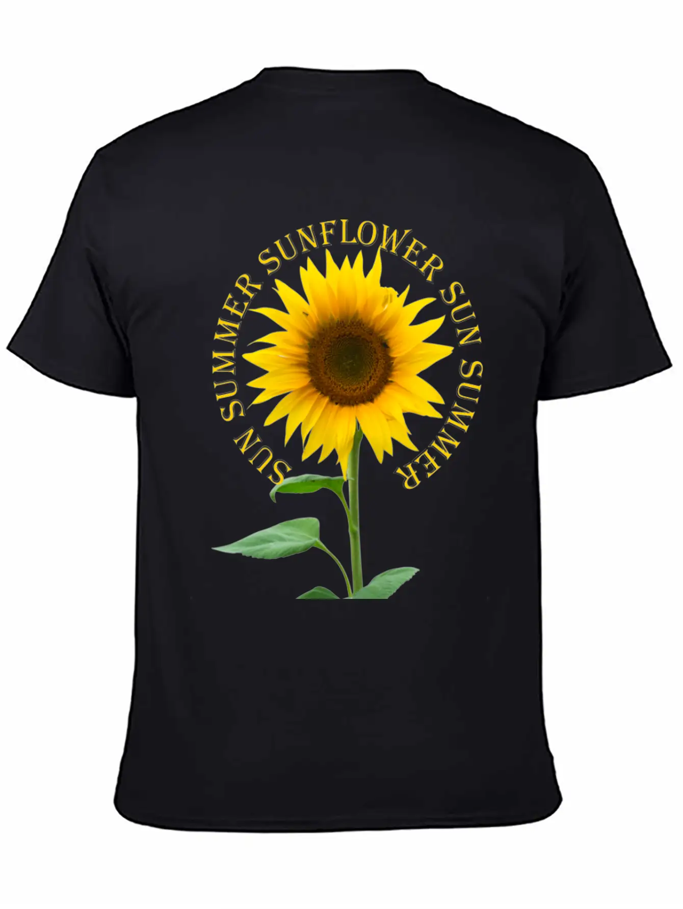 Sunflower Basic Graphic T-Shirt – Daily Comfort In Soft Cotton