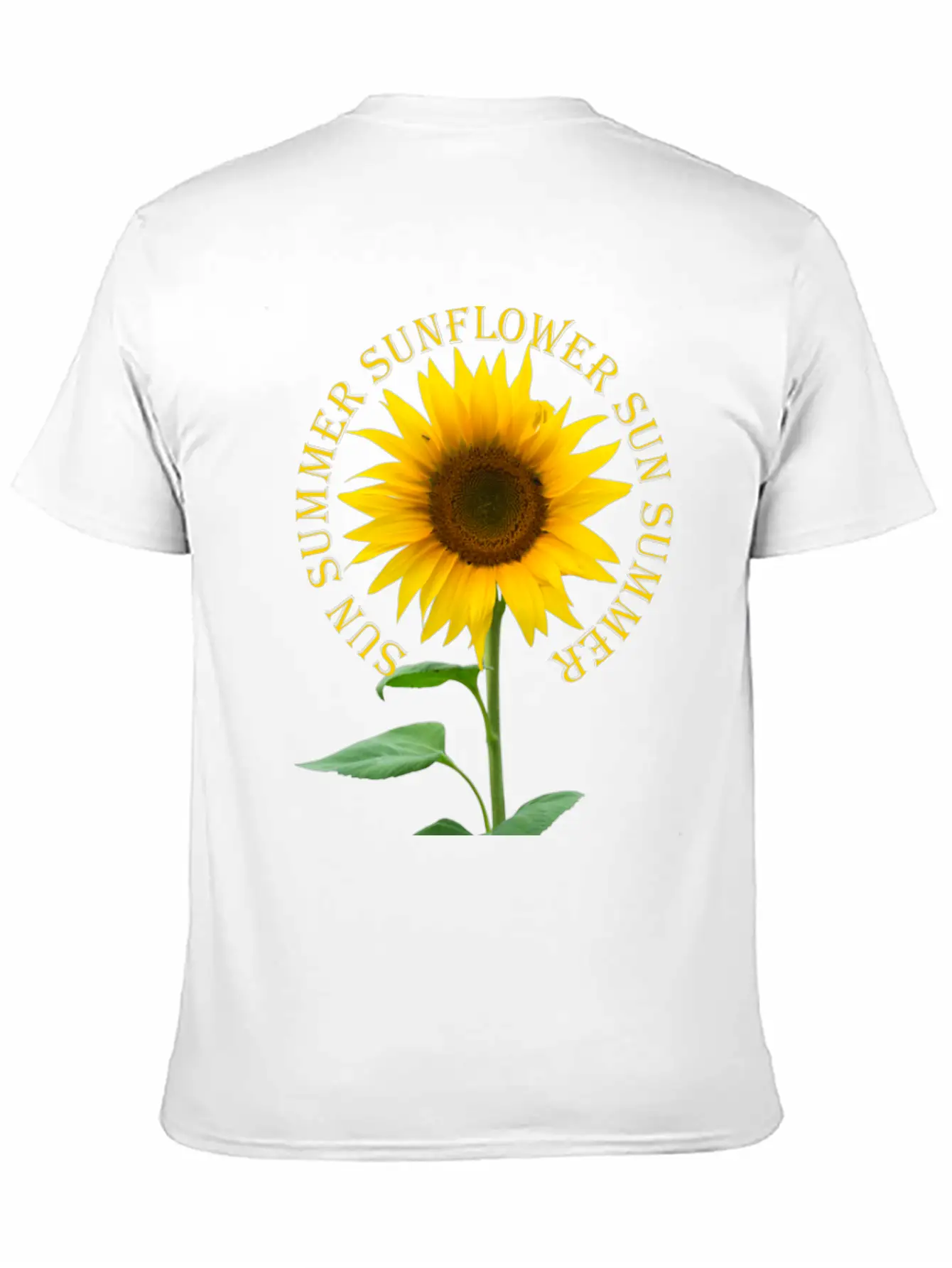 Sunflower Basic Graphic T-Shirt – Daily Comfort In Soft Cotton