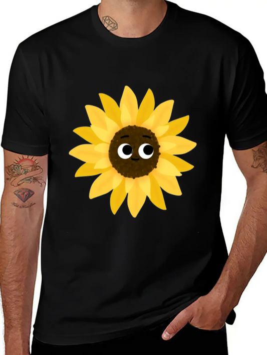 Sunflower Butterflies Dreams Monarchs Natural Comfortable Minimalist Graphic Tee – Summer Style Essential