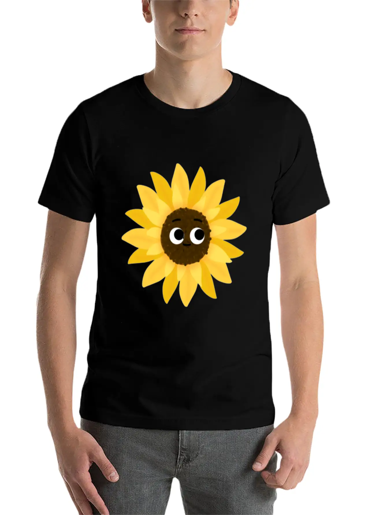 Sunflower Butterflies Dreams Monarchs Natural Comfortable Minimalist Graphic Tee – Summer Style Essential