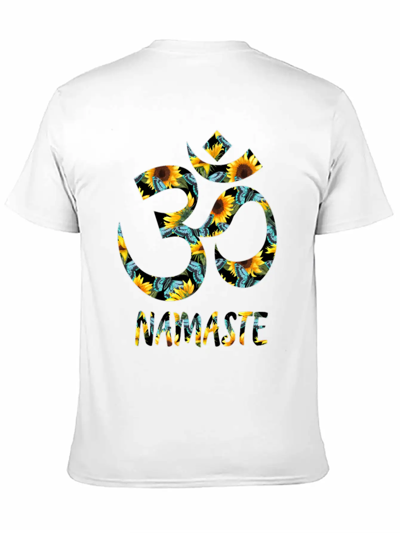 Sunflower Om Essential Unisex Summer Tee – Soft Cotton Casual Fit