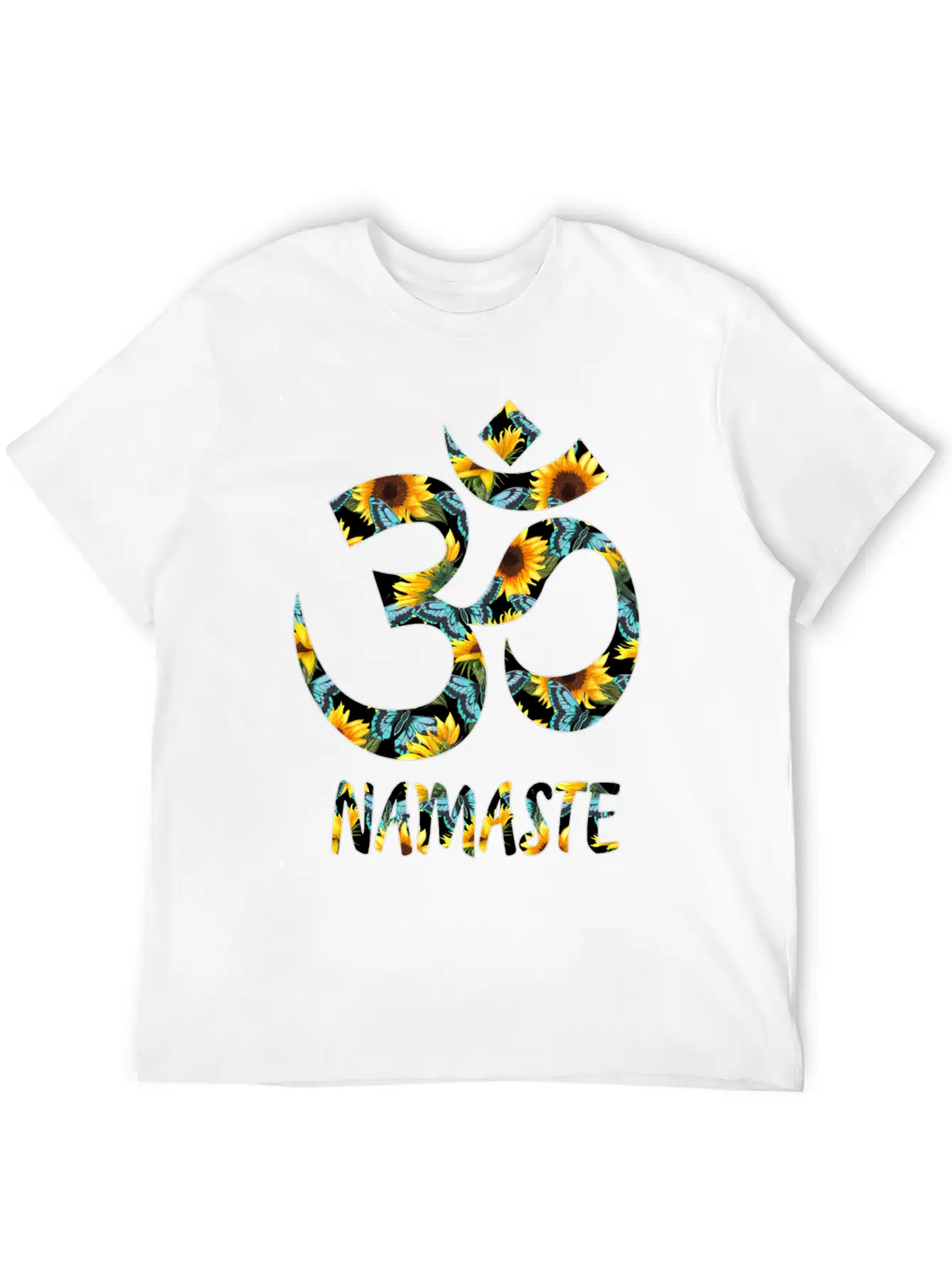Sunflower Om Essential Unisex Summer Tee – Soft Cotton Casual Fit