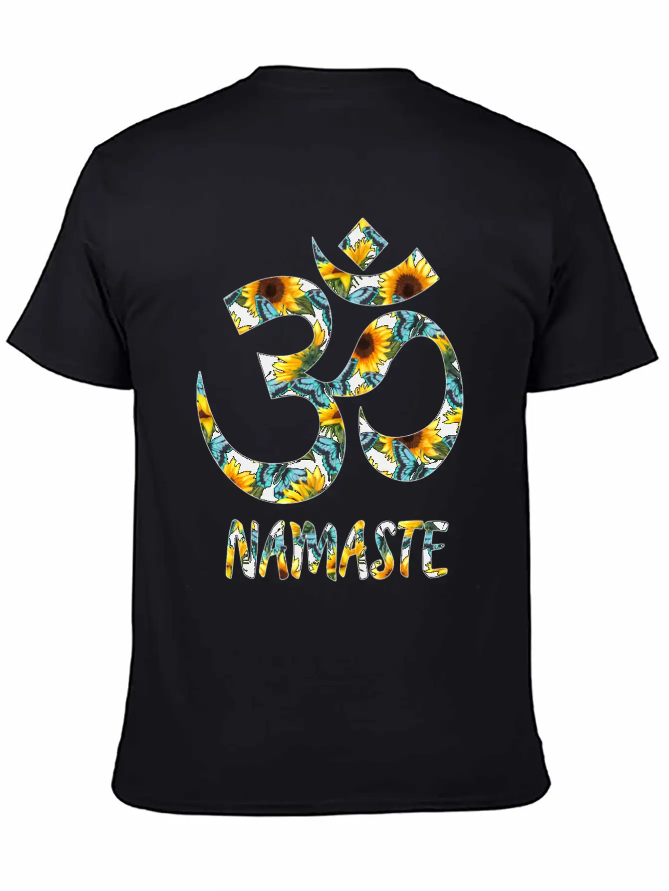 Sunflower Om Essential Unisex Summer Tee – Soft Cotton Casual Fit