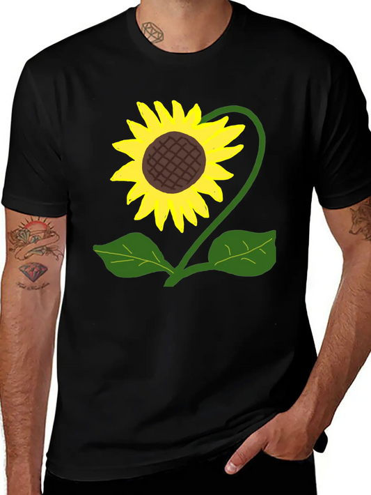 Sunflower Unisex Casual T-Shirt – Clean Design For Daily Comfort