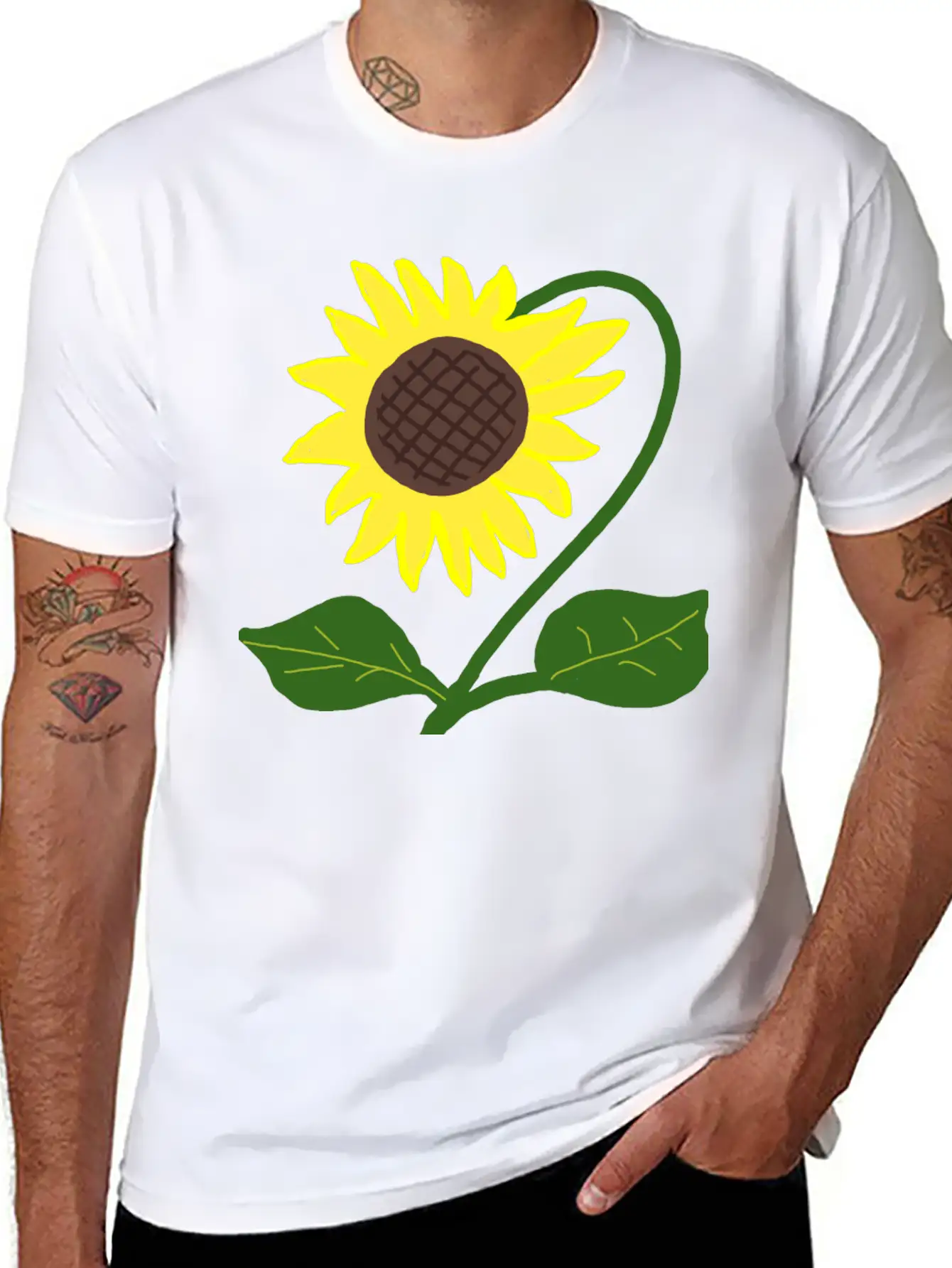 Sunflower Unisex Casual T-Shirt – Clean Design For Daily Comfort