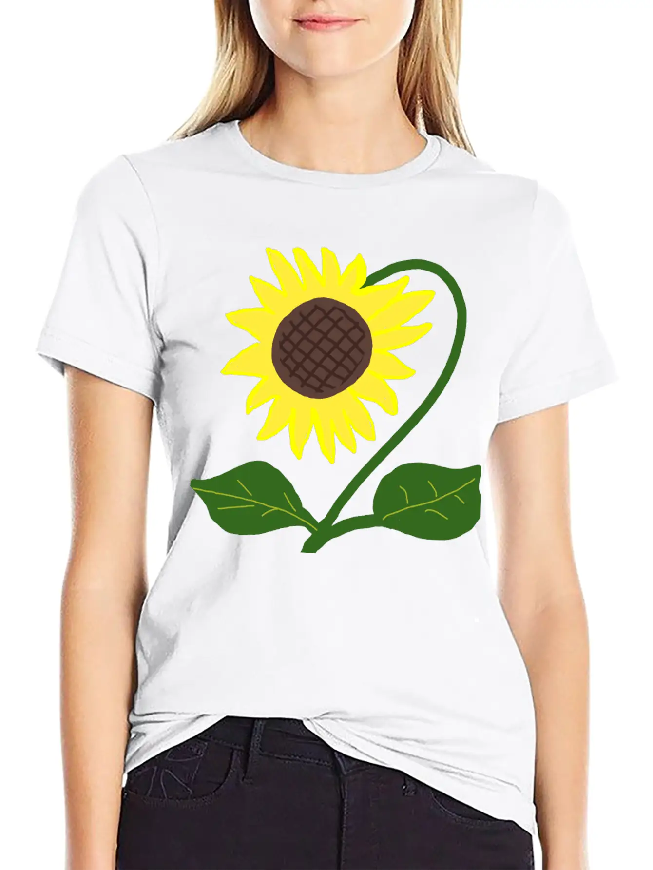 Sunflower Unisex Casual T-Shirt – Clean Design For Daily Comfort