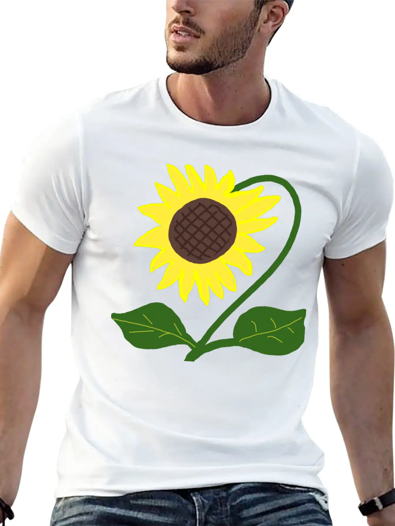 Sunflower Unisex Casual T-Shirt – Clean Design For Daily Comfort