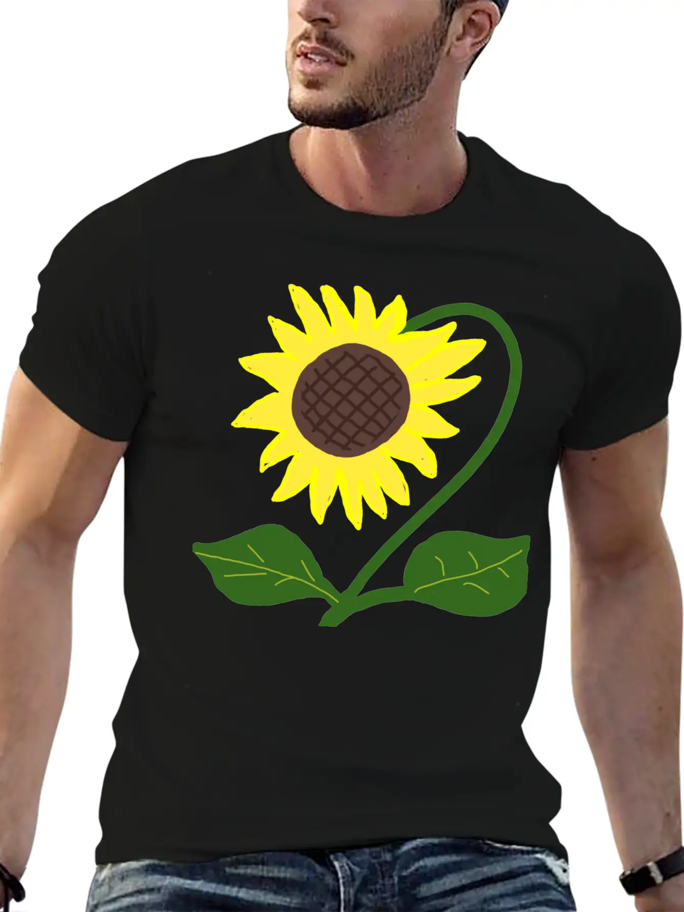 Sunflower Unisex Casual T-Shirt – Clean Design For Daily Comfort
