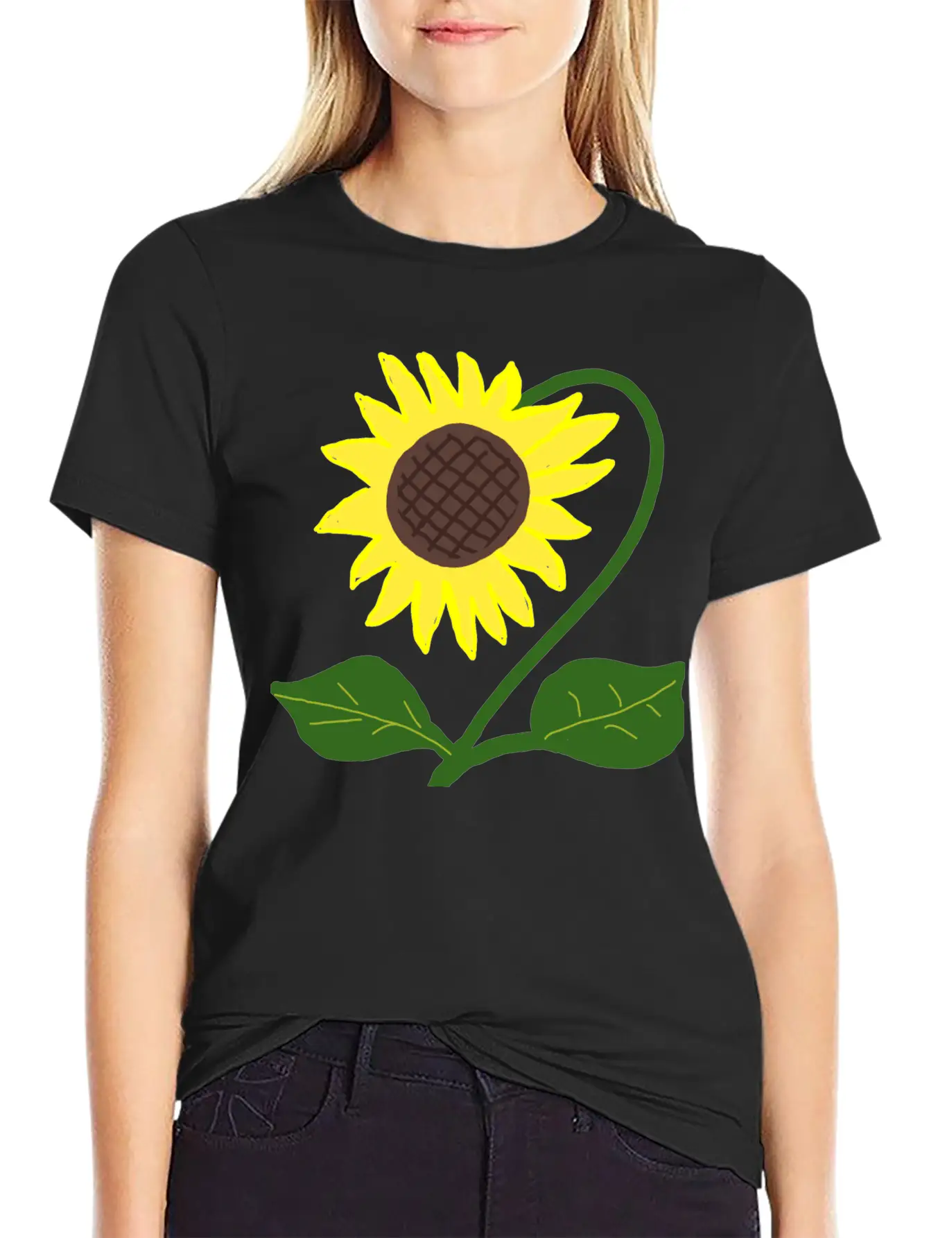 Sunflower Unisex Casual T-Shirt – Clean Design For Daily Comfort