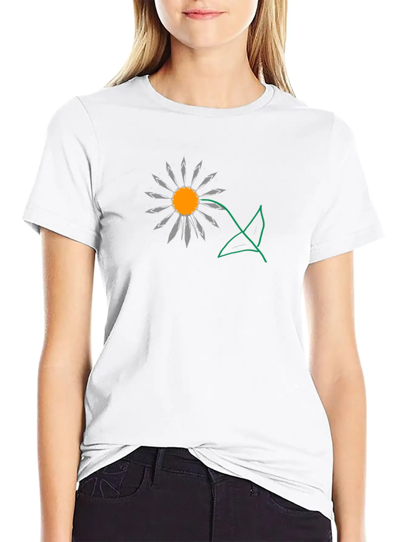 Sunflower Unisex Short Sleeve Soft Cotton T-Shirt – Casual Everyday Wear