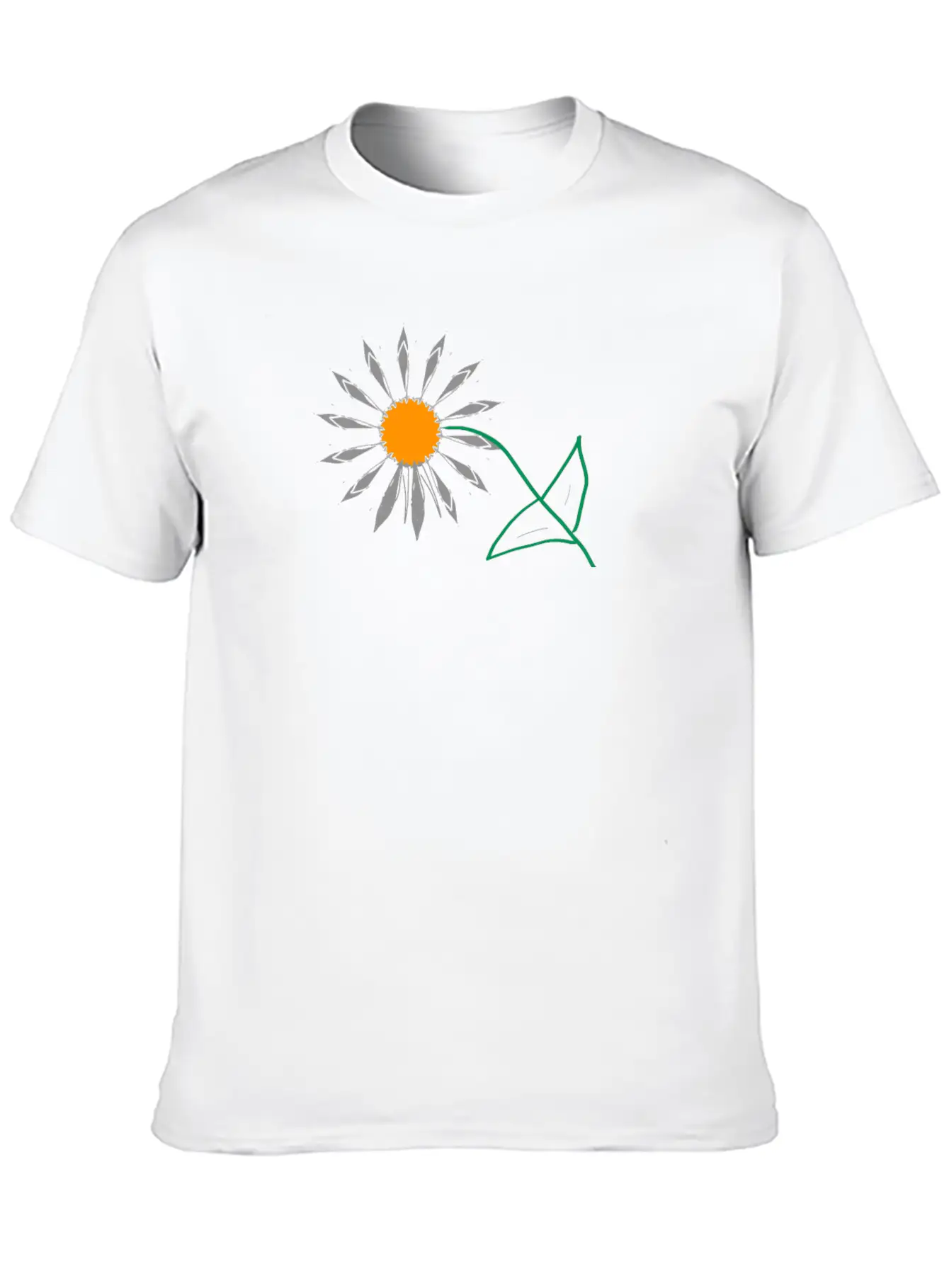 Sunflower Unisex Short Sleeve Soft Cotton T-Shirt – Casual Everyday Wear