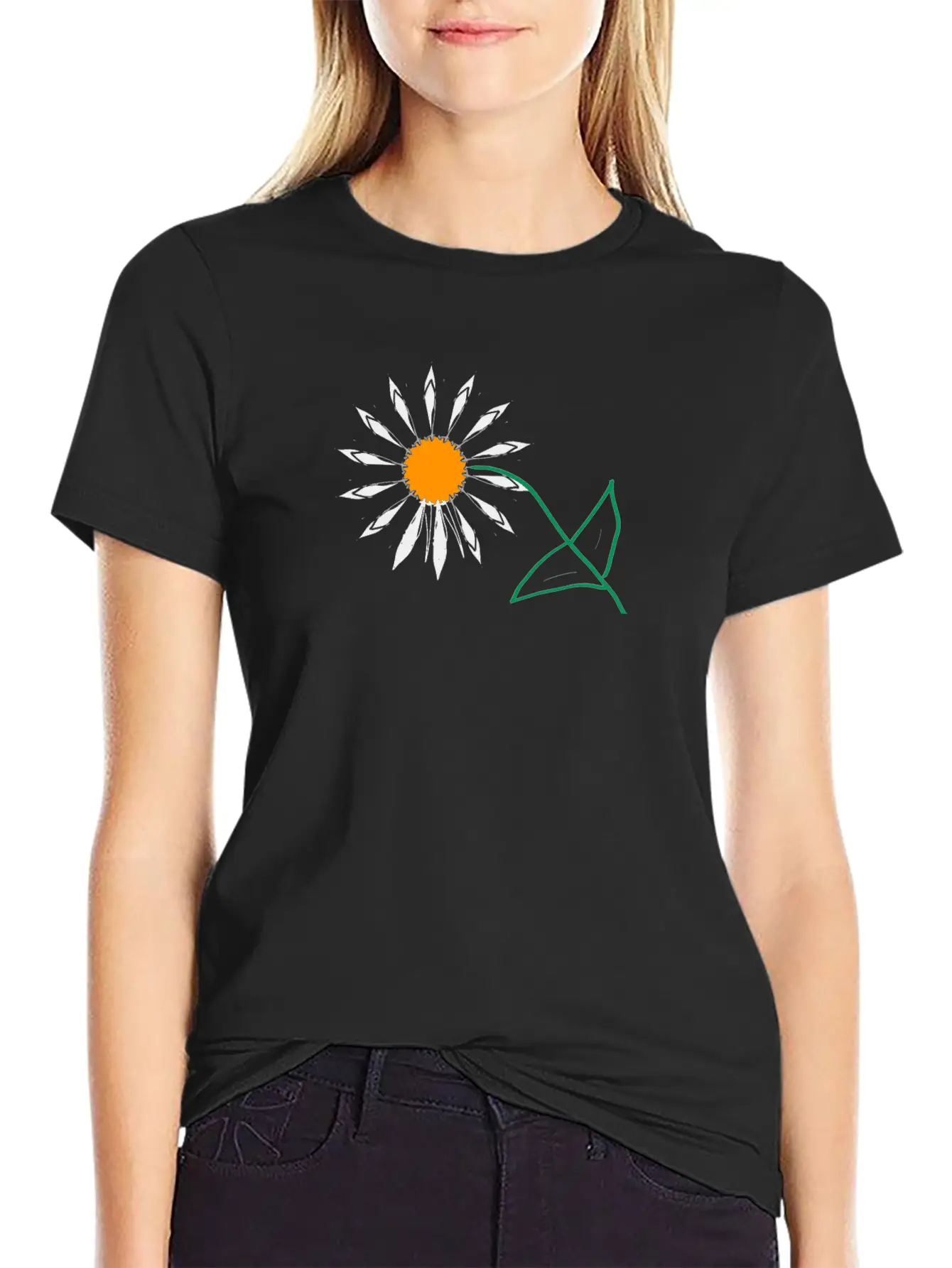 Sunflower Unisex Short Sleeve Soft Cotton T-Shirt – Casual Everyday Wear