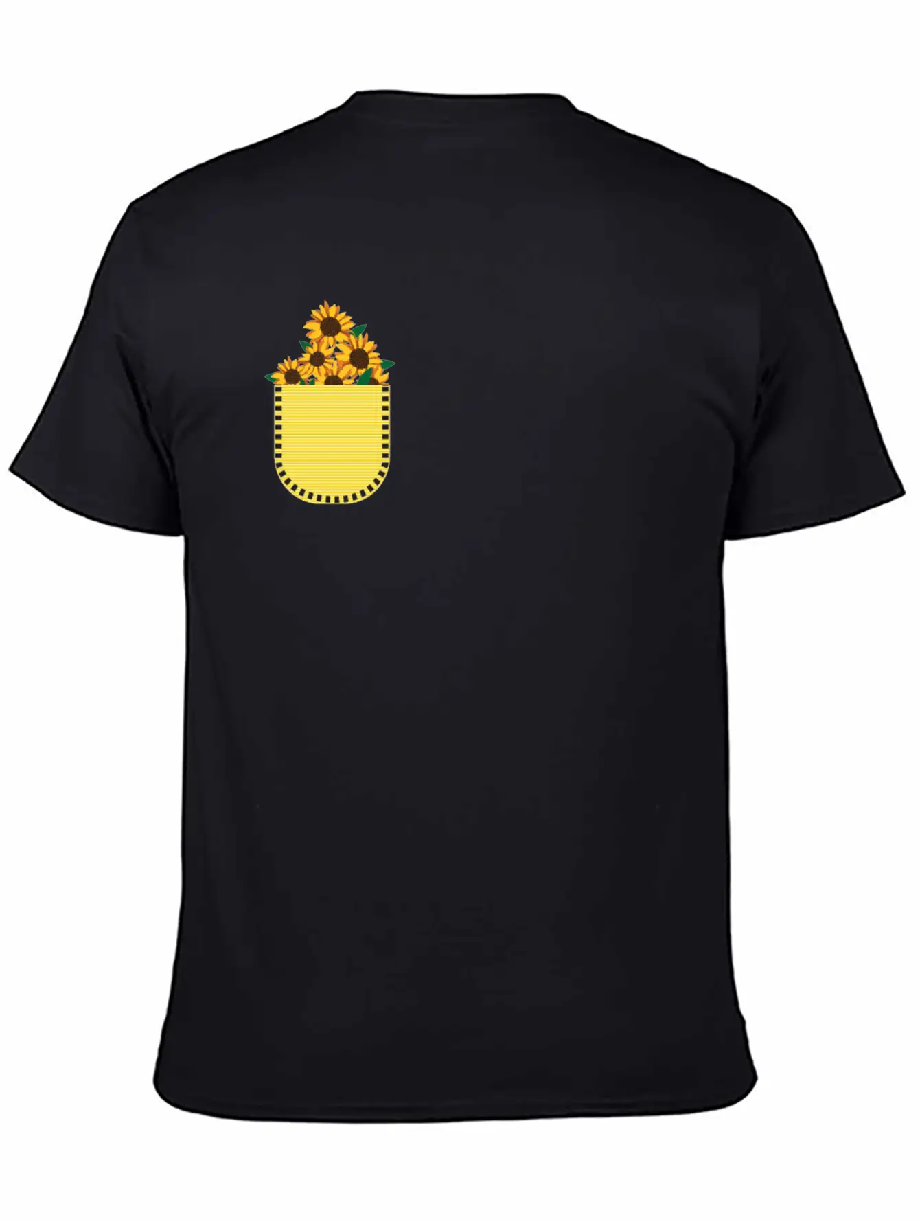 Sunflowers Says Its Always Sunny Unisex Short Sleeve Soft Cotton T-Shirt – Casual Everyday Wear