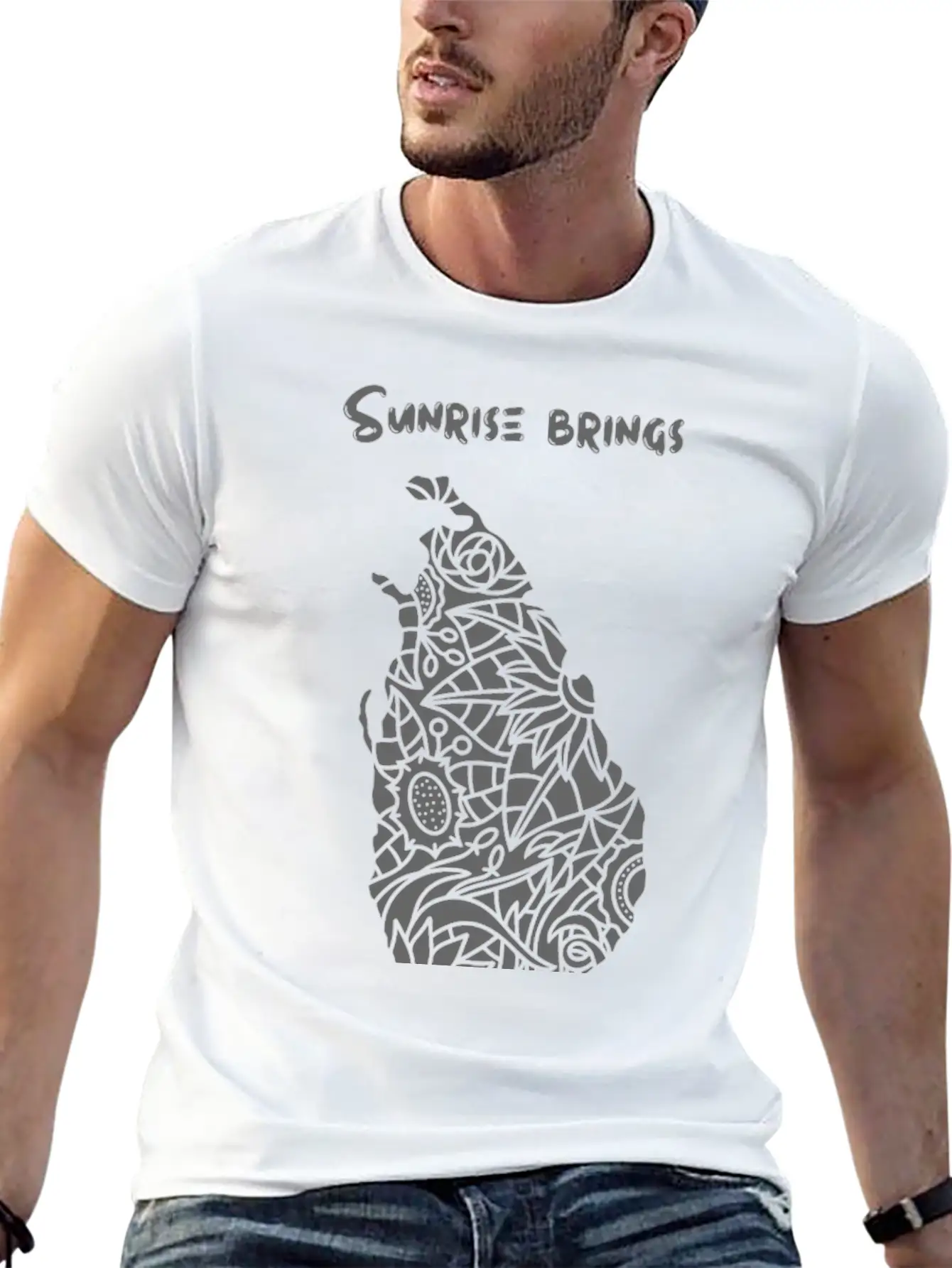 Sunrise Brings Limitless Possibilities Stylish Everyday T-Shirt – Unisex Basic Cotton Tee