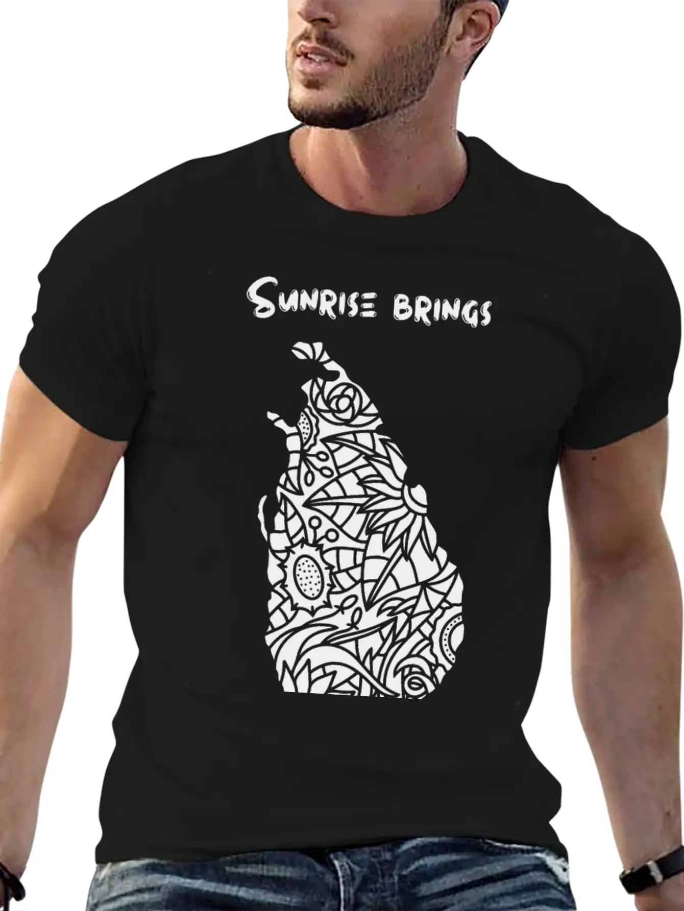 Sunrise Brings Limitless Possibilities Stylish Everyday T-Shirt – Unisex Basic Cotton Tee