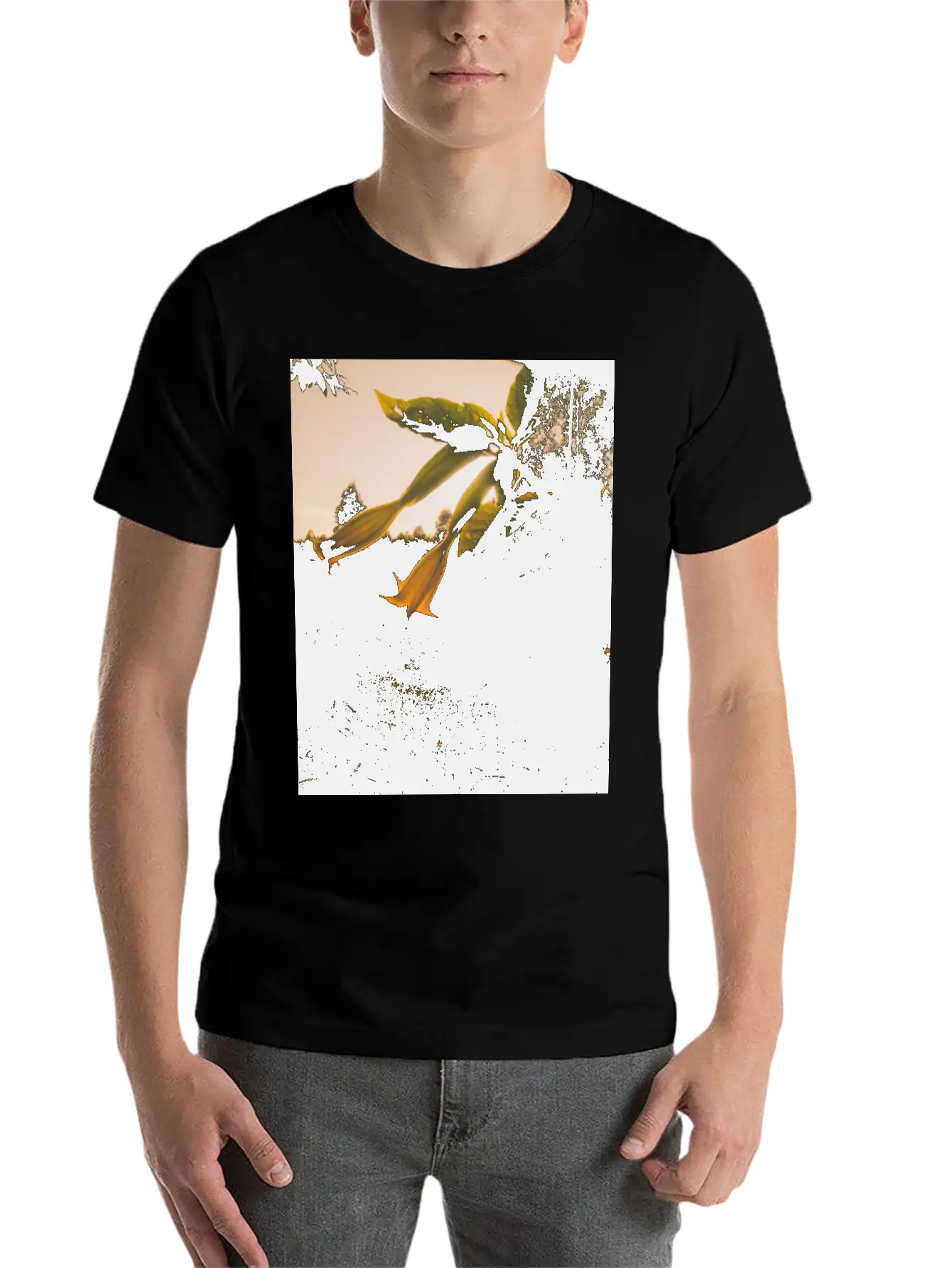 Sunrise Flower Stylish Everyday T-Shirt – Unisex Basic Cotton Tee