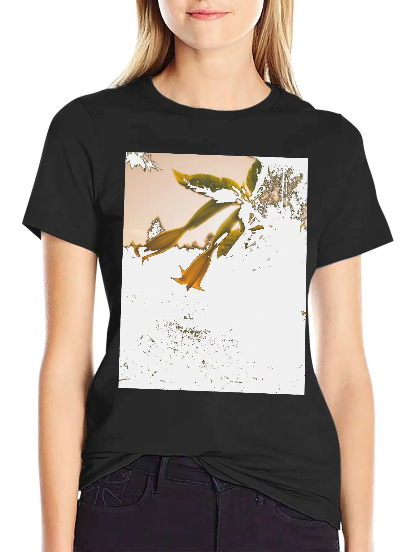 Sunrise Flower Stylish Everyday T-Shirt – Unisex Basic Cotton Tee