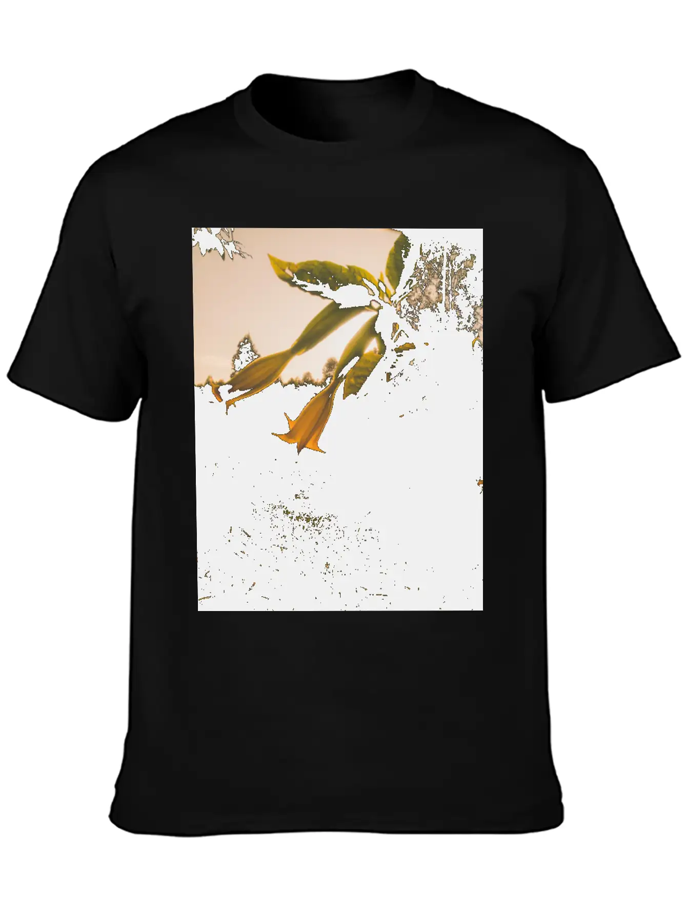 Sunrise Flower Stylish Everyday T-Shirt – Unisex Basic Cotton Tee