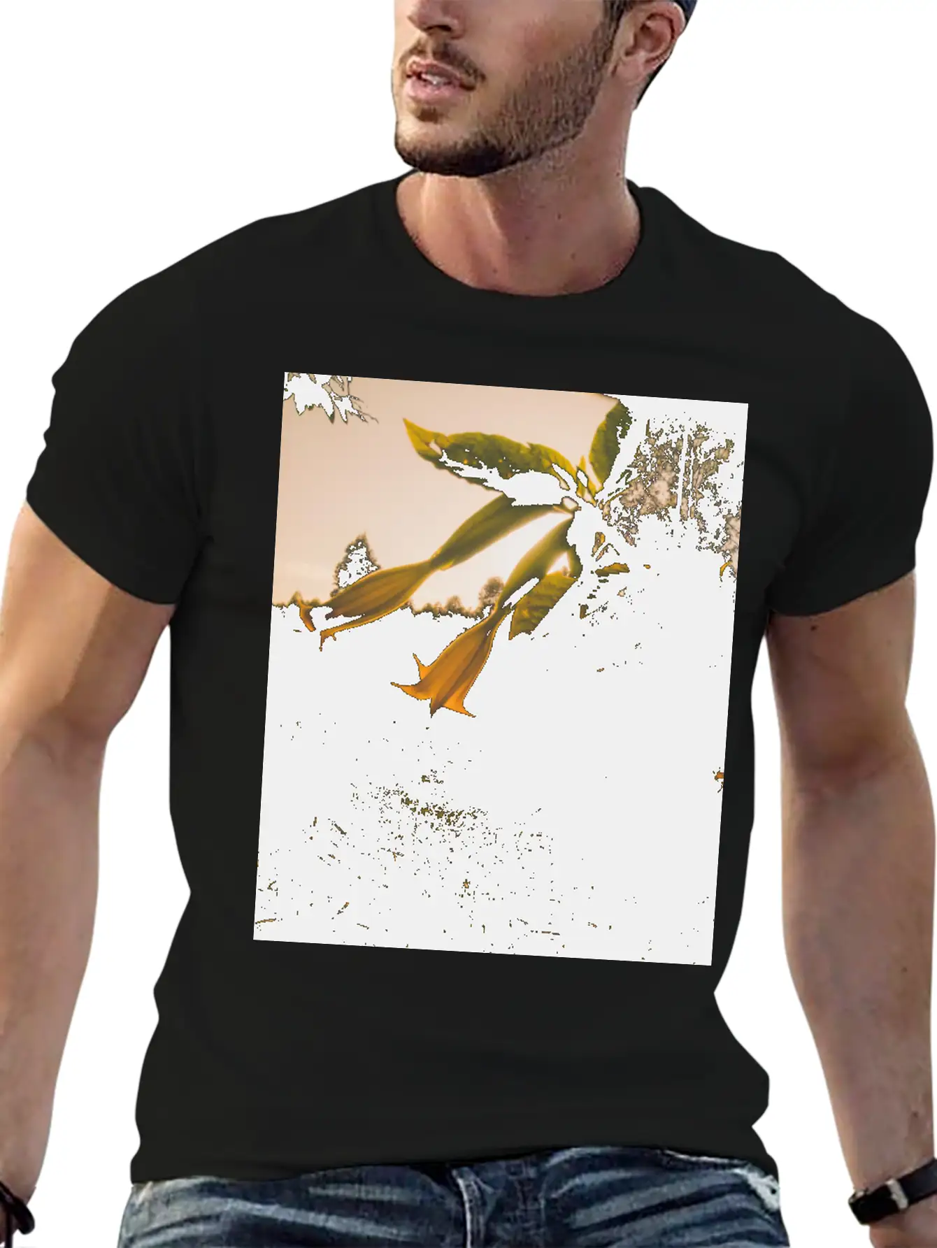 Sunrise Flower Stylish Everyday T-Shirt – Unisex Basic Cotton Tee