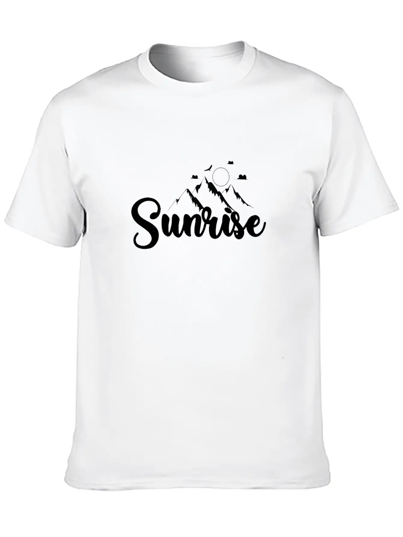 Sunrise In The Mountains Stylish Everyday T-Shirt – Unisex Basic Cotton Tee