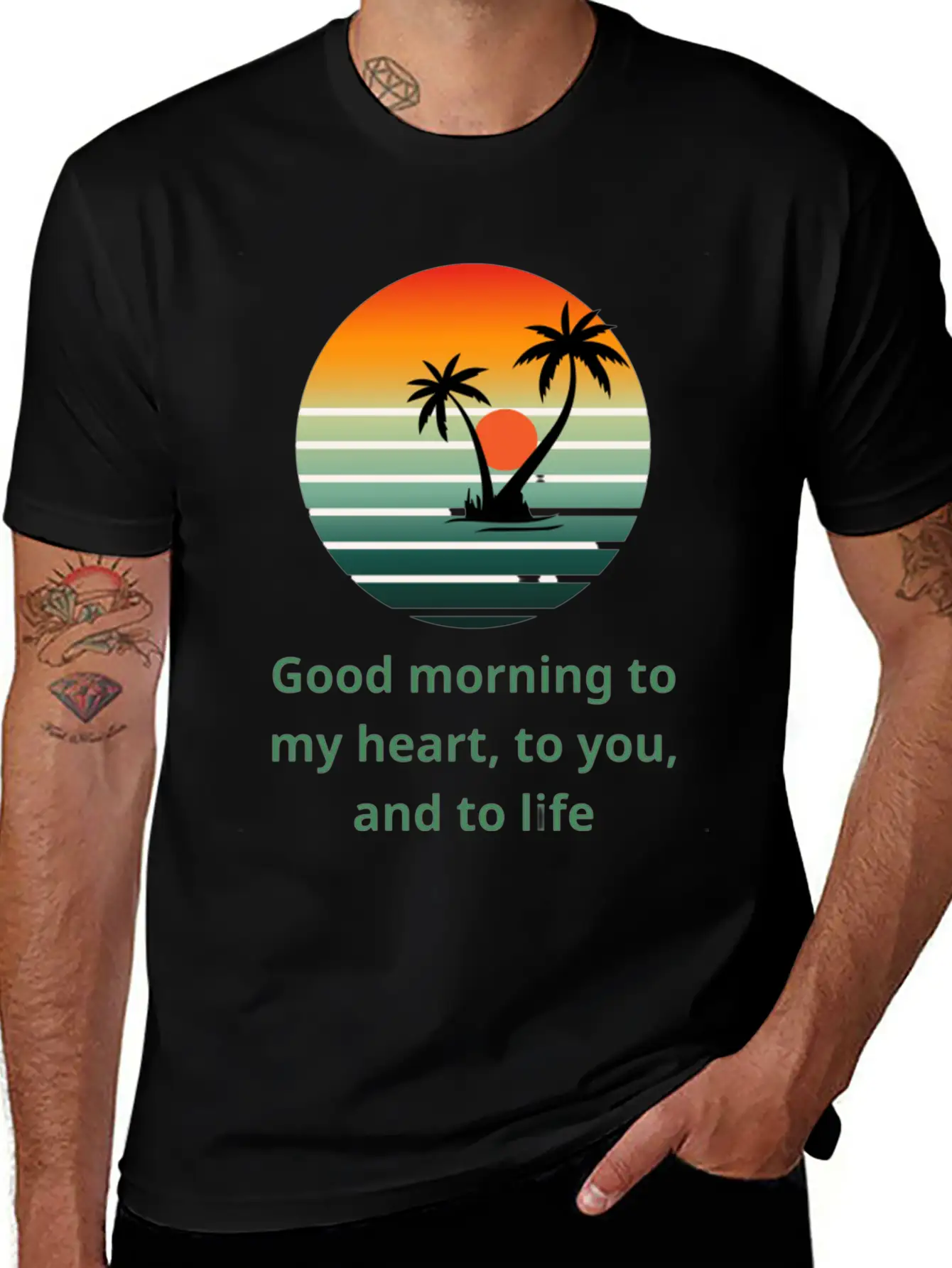 Sunrise Of Hope Unisex Short Sleeve Soft Cotton T-Shirt – Casual Everyday Wear