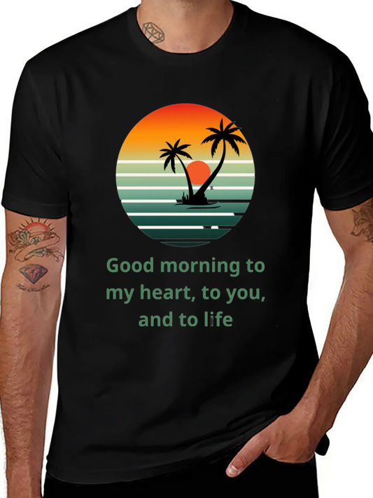 Sunrise Of Hope Unisex Short Sleeve Soft Cotton T-Shirt – Casual Everyday Wear