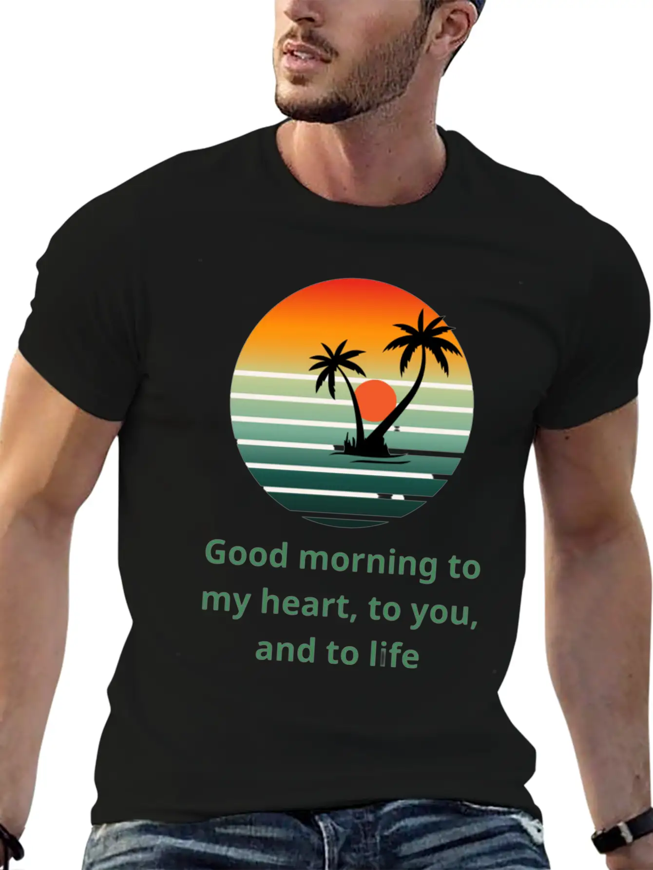 Sunrise Of Hope Unisex Short Sleeve Soft Cotton T-Shirt – Casual Everyday Wear