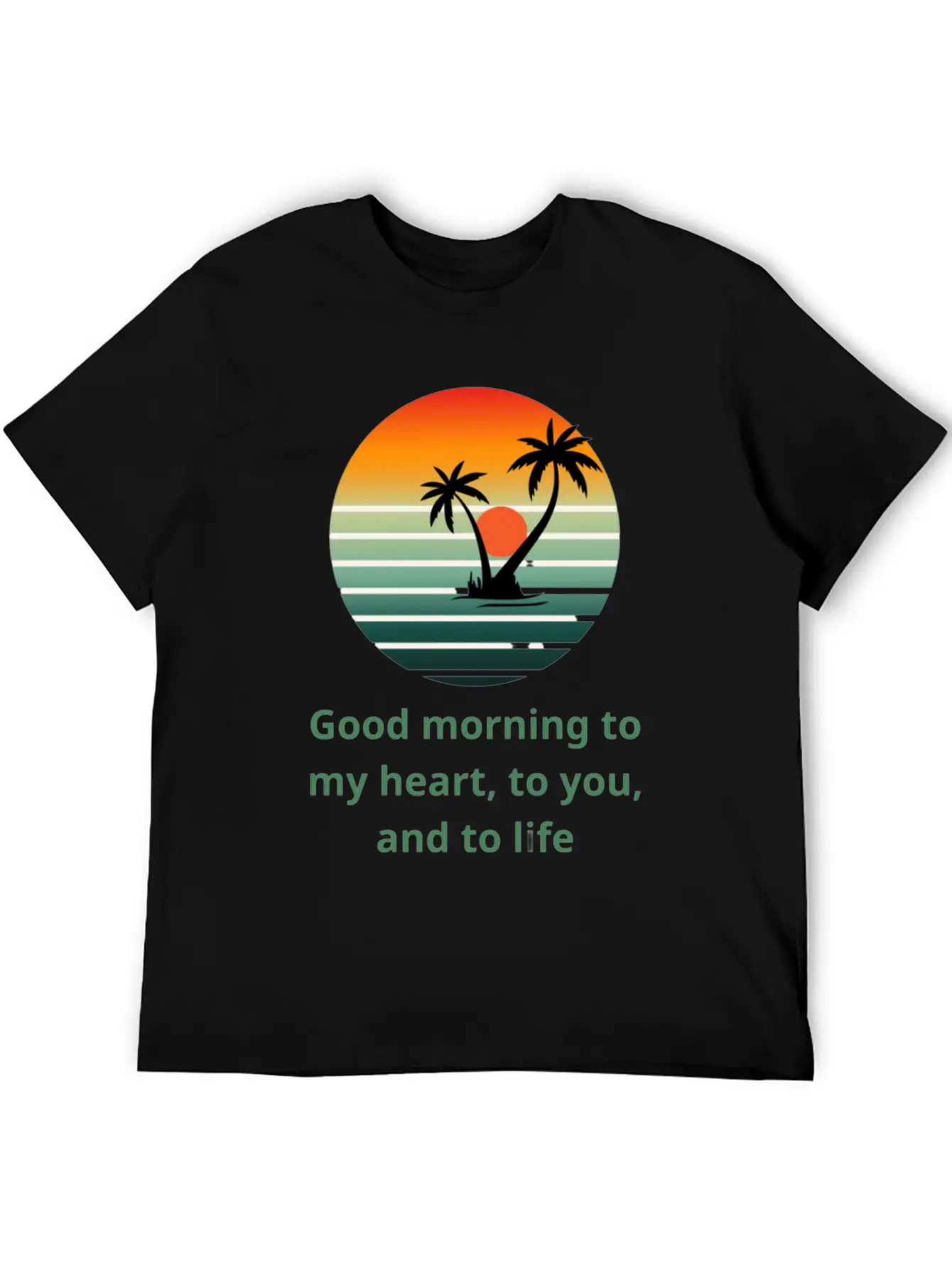 Sunrise Of Hope Unisex Short Sleeve Soft Cotton T-Shirt – Casual Everyday Wear