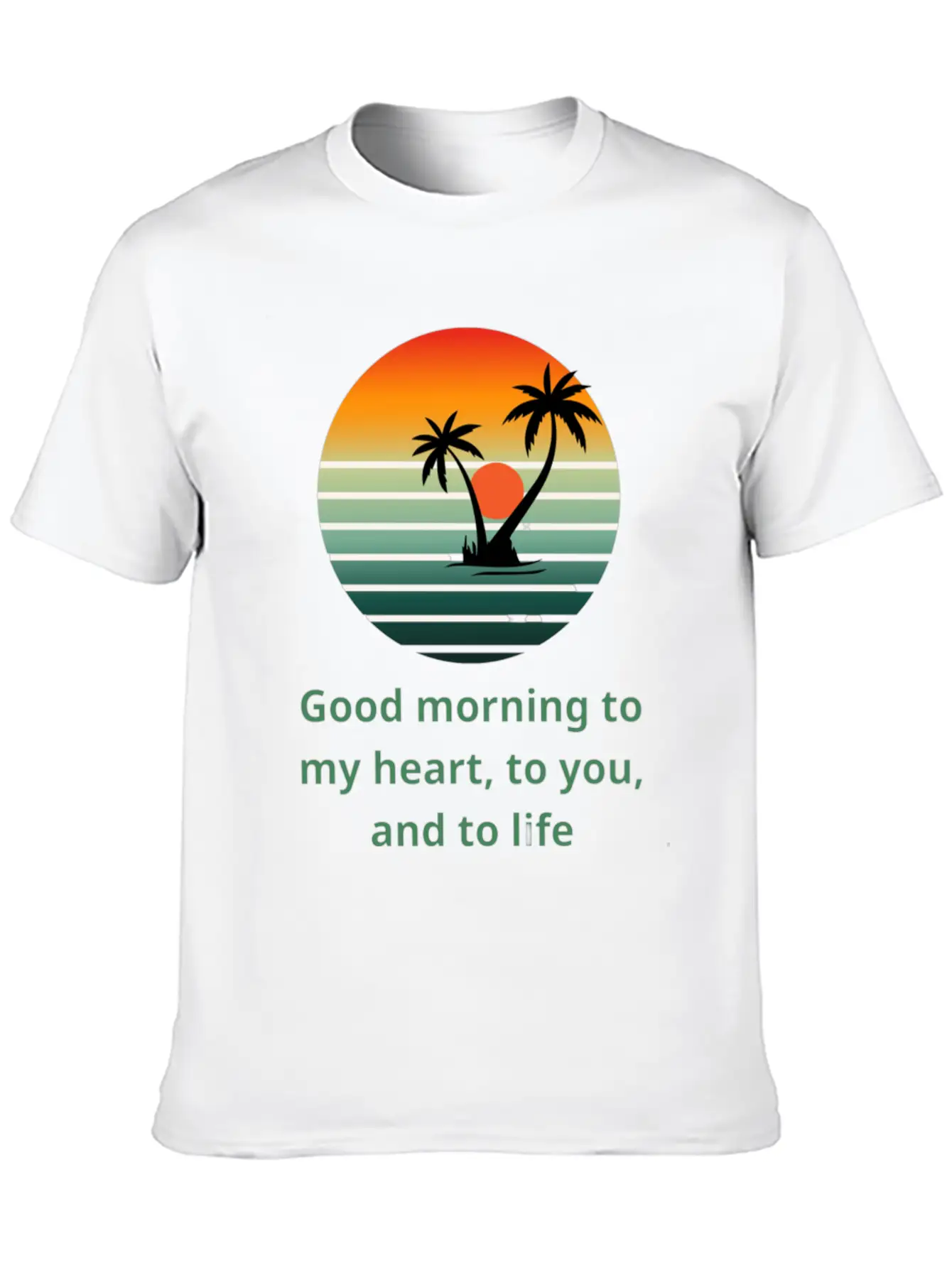 Sunrise Of Hope Unisex Short Sleeve Soft Cotton T-Shirt – Casual Everyday Wear