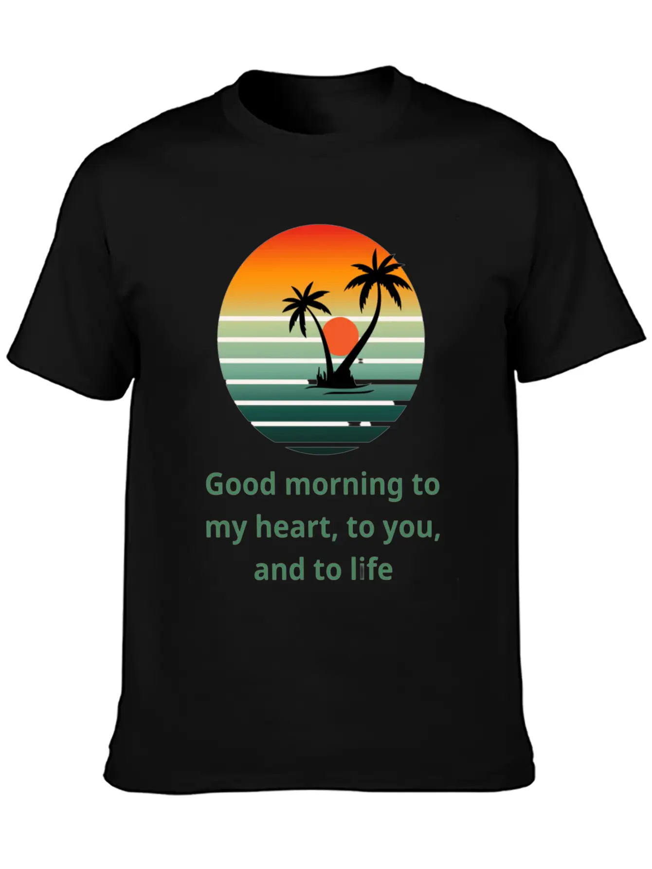 Sunrise Of Hope Unisex Short Sleeve Soft Cotton T-Shirt – Casual Everyday Wear