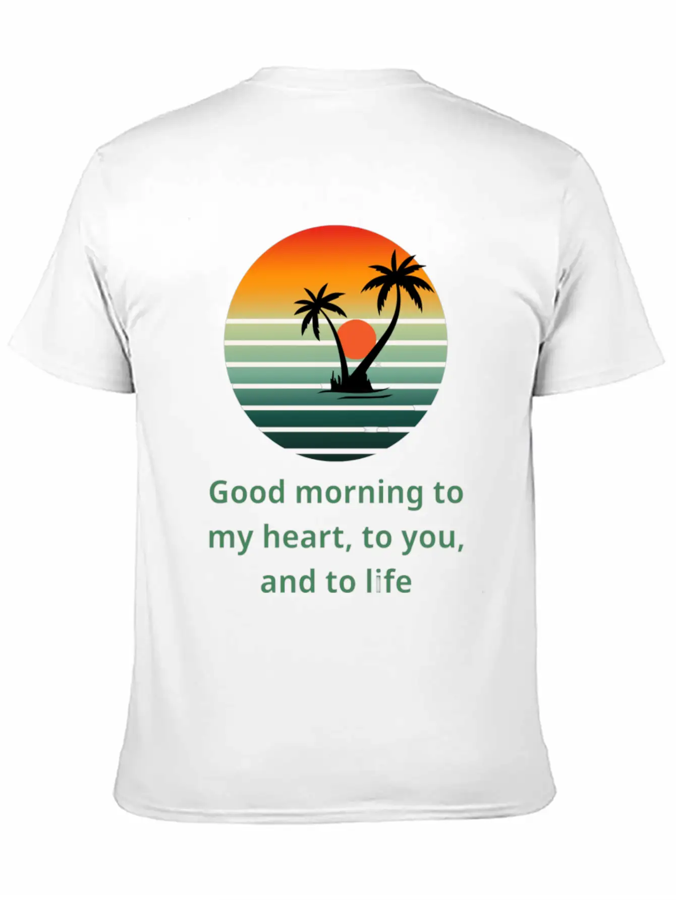 Sunrise Of Hope Unisex Short Sleeve Soft Cotton T-Shirt – Casual Everyday Wear