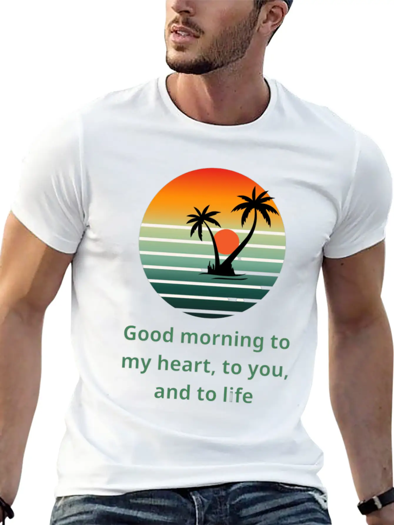 Sunrise Of Hope Unisex Short Sleeve Soft Cotton T-Shirt – Casual Everyday Wear