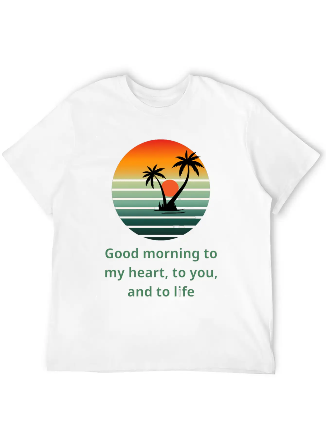 Sunrise Of Hope Unisex Short Sleeve Soft Cotton T-Shirt – Casual Everyday Wear